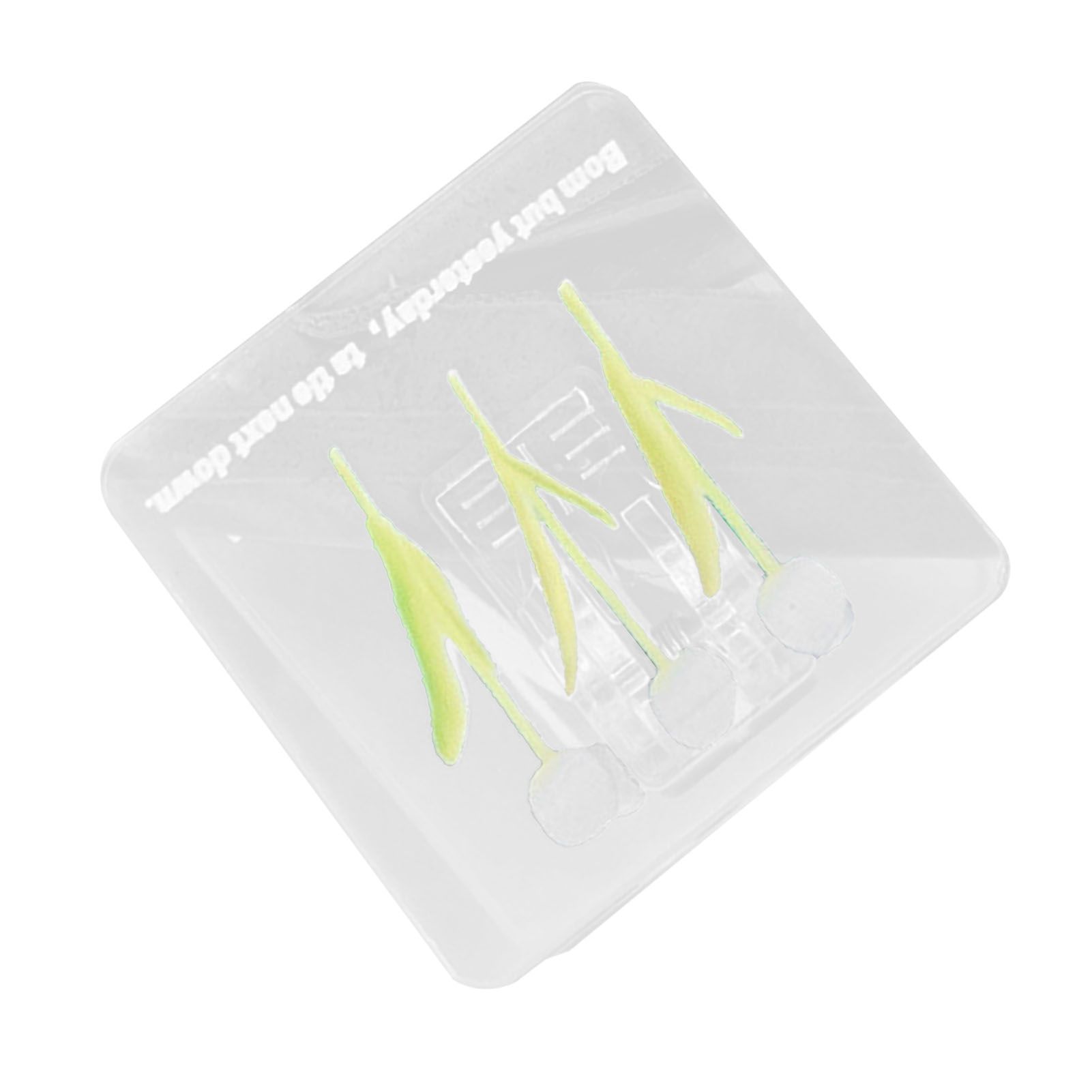 Double Sided Photo Clip Acrylic Tulip Pattern Multifunctional Transparent Paper Clamp for Organization Light White - Image 8