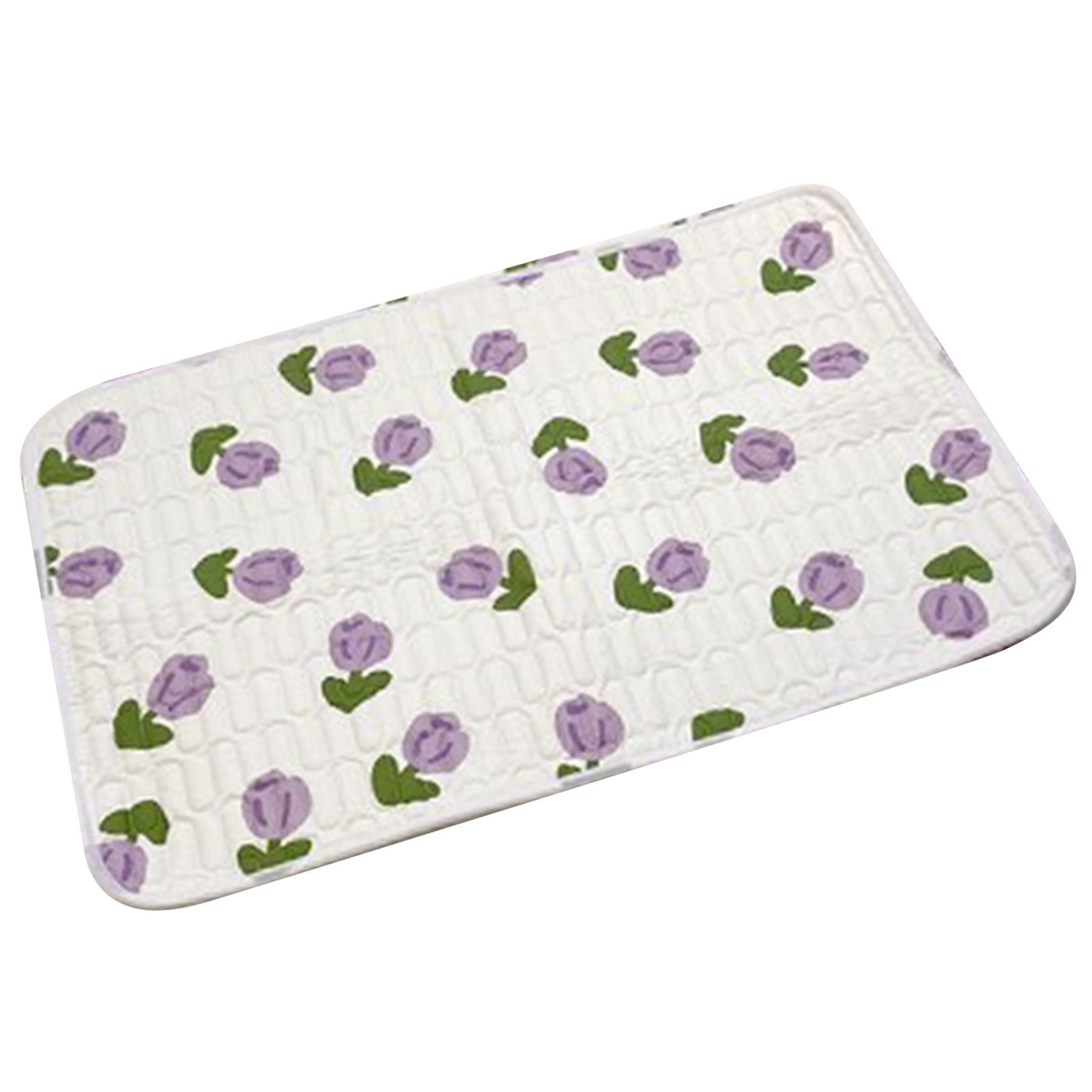 Urine Mattress 2 Sided Protector Pad Cover Leak Proof Non Slip Washable Waterproof Purified Cotton Tulip M - Image 2