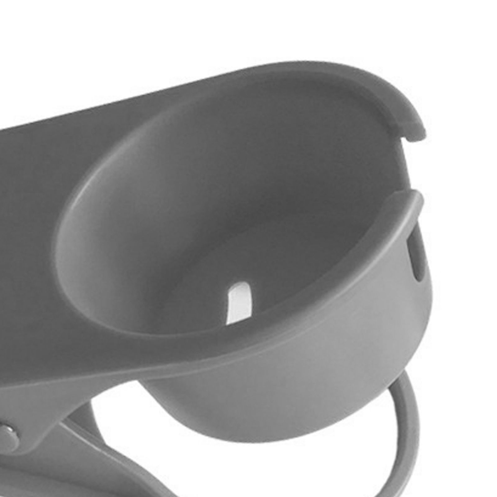 Desk Cup Holder Clip Space Saving Large Multifunctional Table Clamp Mug Stand for Beverage Bottle Gray - Image 8