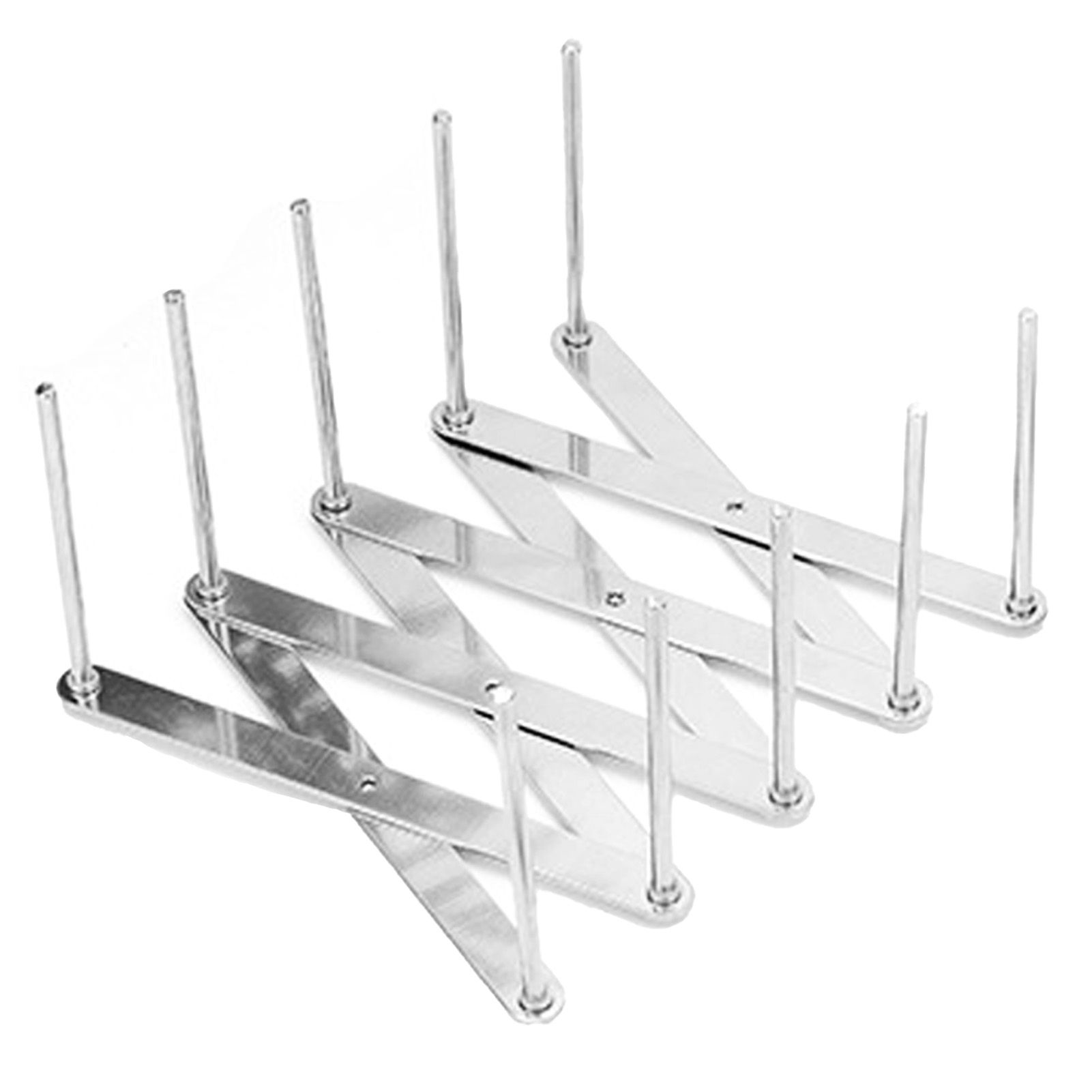 Dish Drying Rack Telescopic Stainless Steel Slip Resistant Adjustable Dish Drainer Organizer for Kitchen 1PCS - Image 1