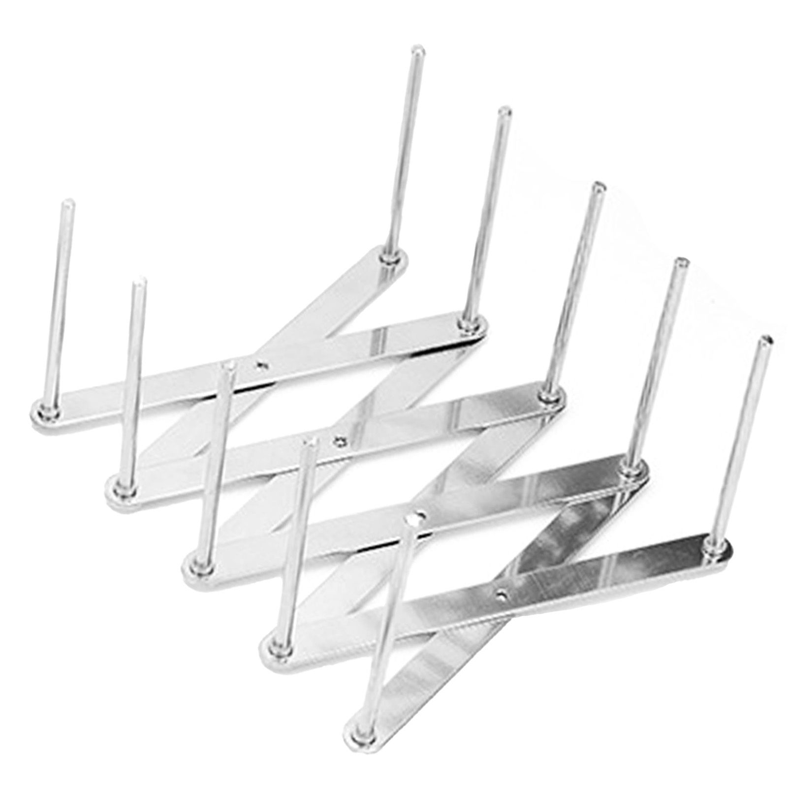 Dish Drying Rack Telescopic Stainless Steel Slip Resistant Adjustable Dish Drainer Organizer for Kitchen 1PCS - Image 2