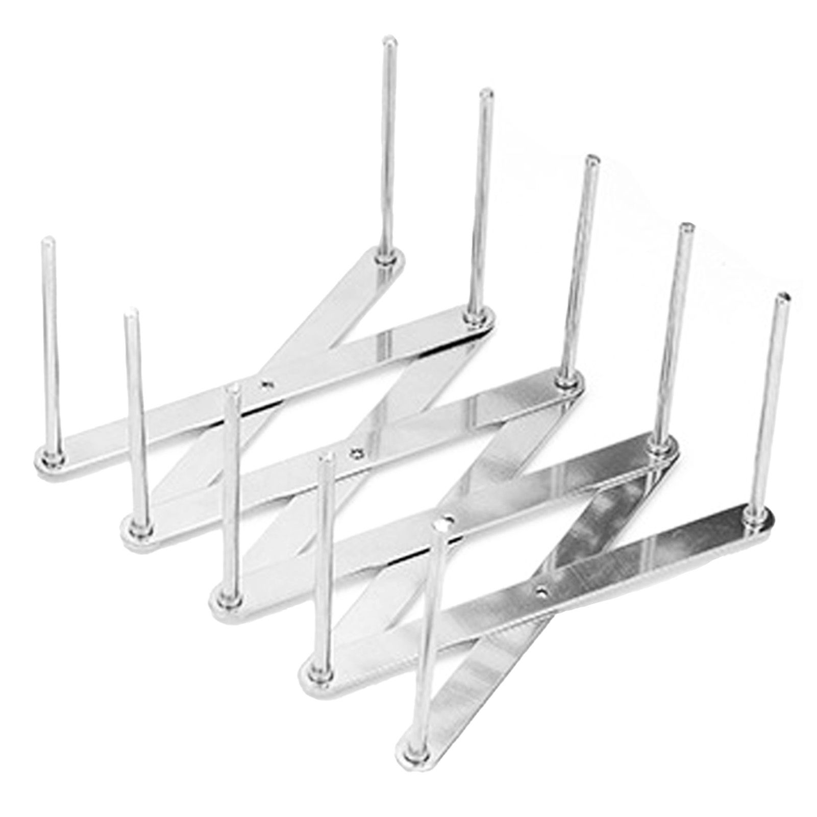 Dish Drying Rack Telescopic Stainless Steel Slip Resistant Adjustable Dish Drainer Organizer for Kitchen 1PCS - Image 3