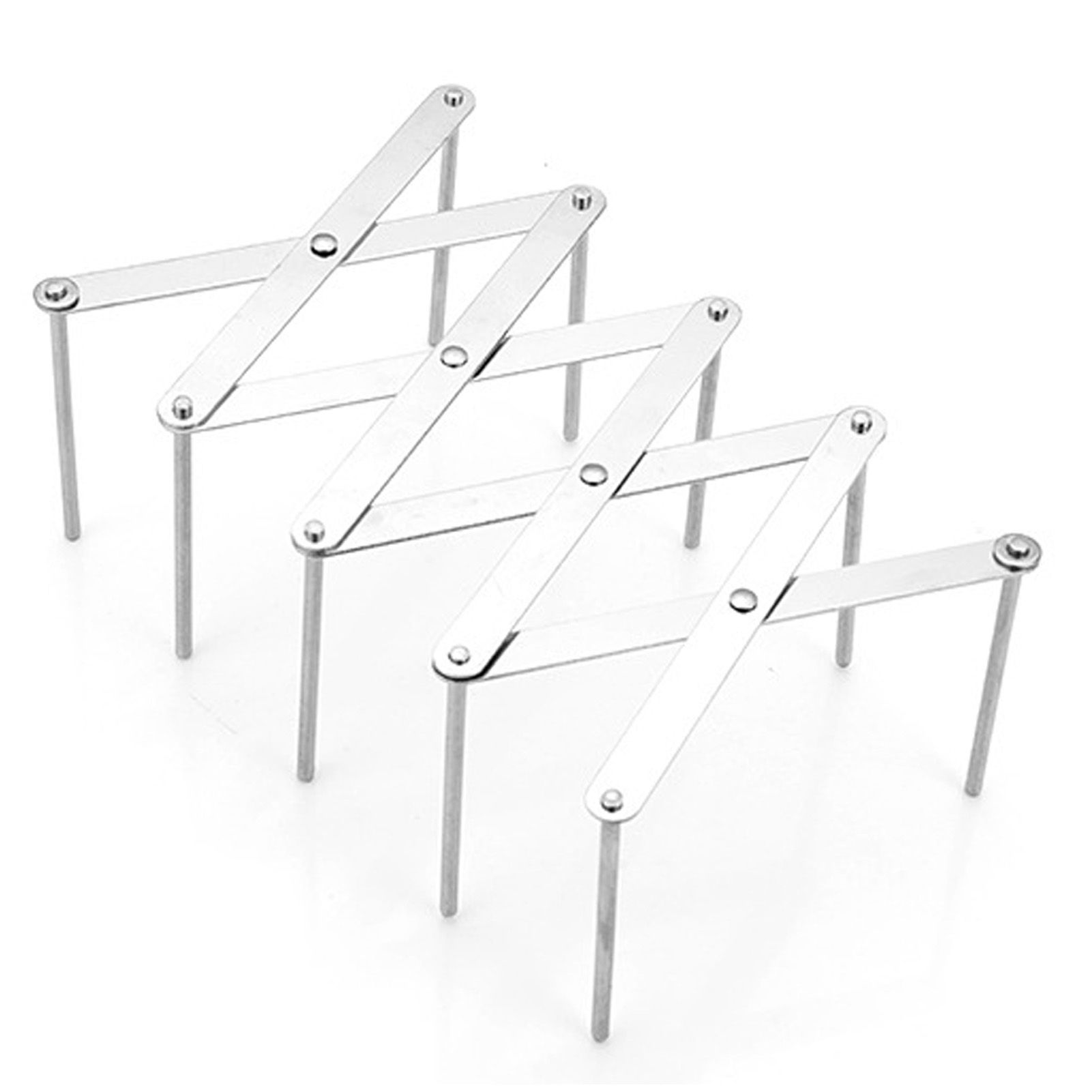Dish Drying Rack Telescopic Stainless Steel Slip Resistant Adjustable Dish Drainer Organizer for Kitchen 1PCS - Image 4