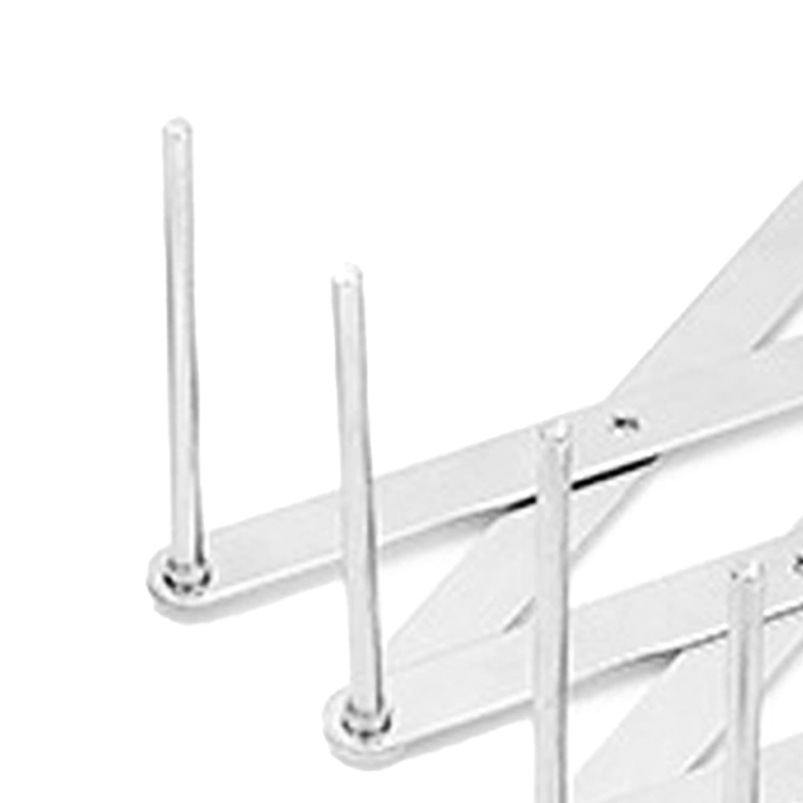 Dish Drying Rack Telescopic Stainless Steel Slip Resistant Adjustable Dish Drainer Organizer for Kitchen 1PCS - Image 5