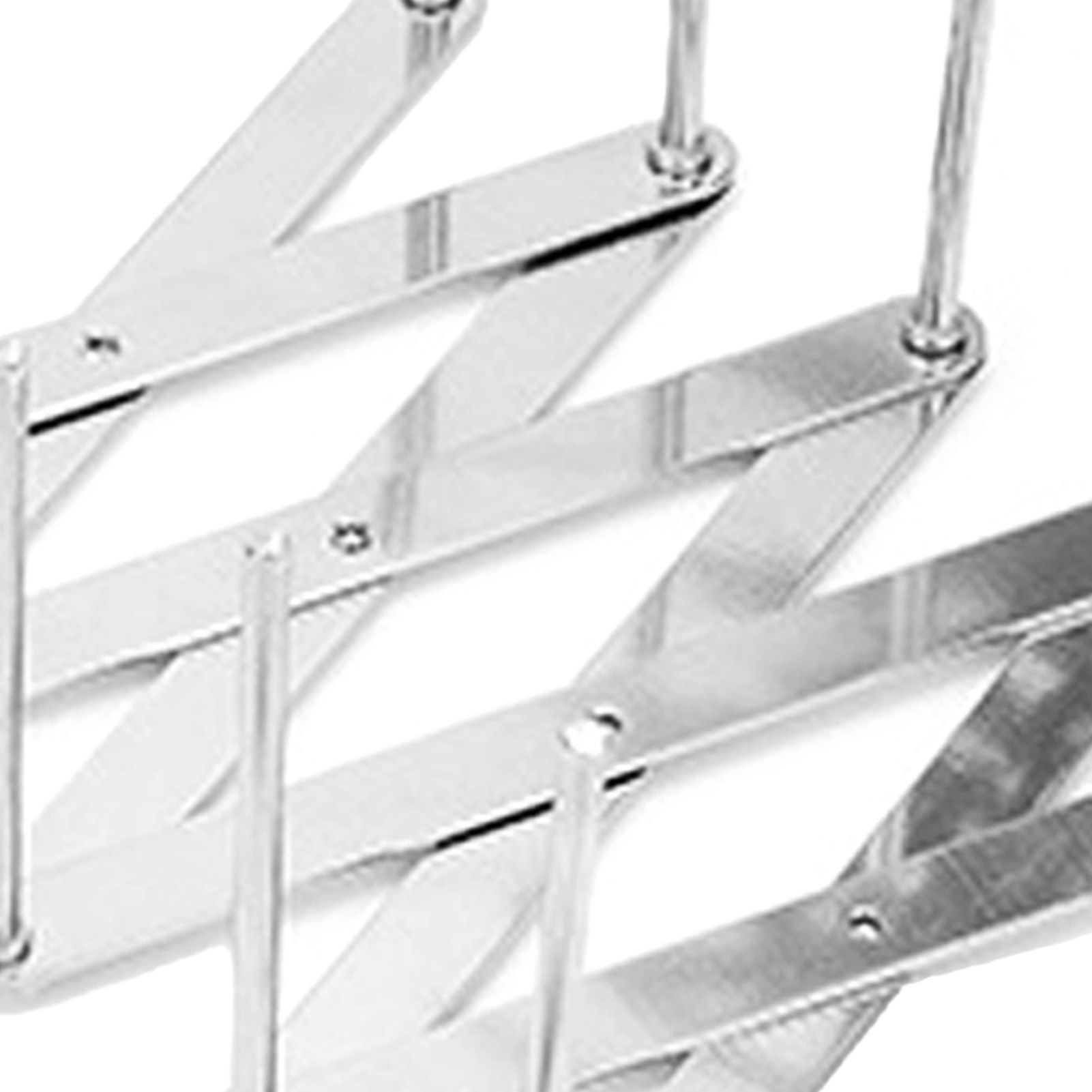 Dish Drying Rack Telescopic Stainless Steel Slip Resistant Adjustable Dish Drainer Organizer for Kitchen 1PCS - Image 6