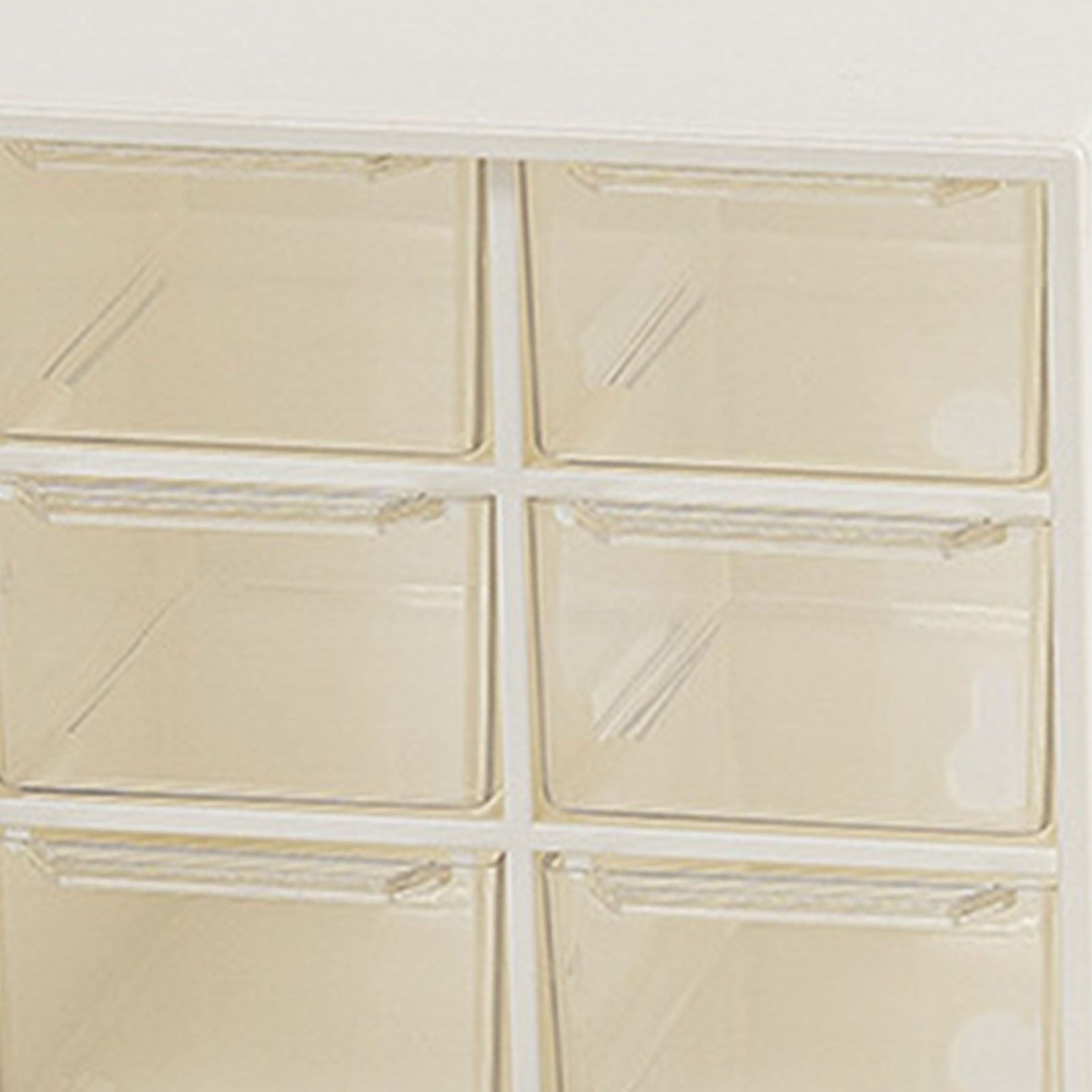Pen Desk Shelf Dustproof 6 Drawers Pen Organization Storage Shelf for Students Office People White - Image 7