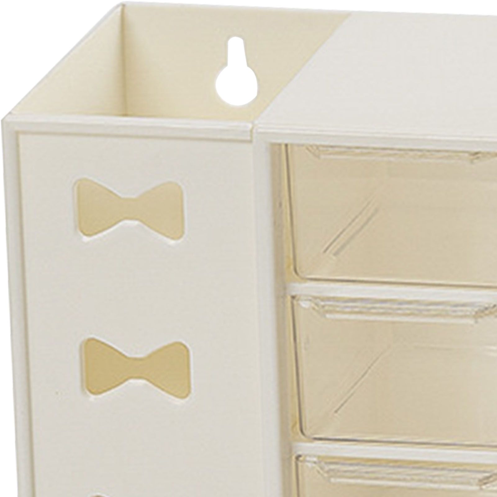 Pen Desk Shelf Dustproof 6 Drawers Pen Organization Storage Shelf for Students Office People White - Image 8