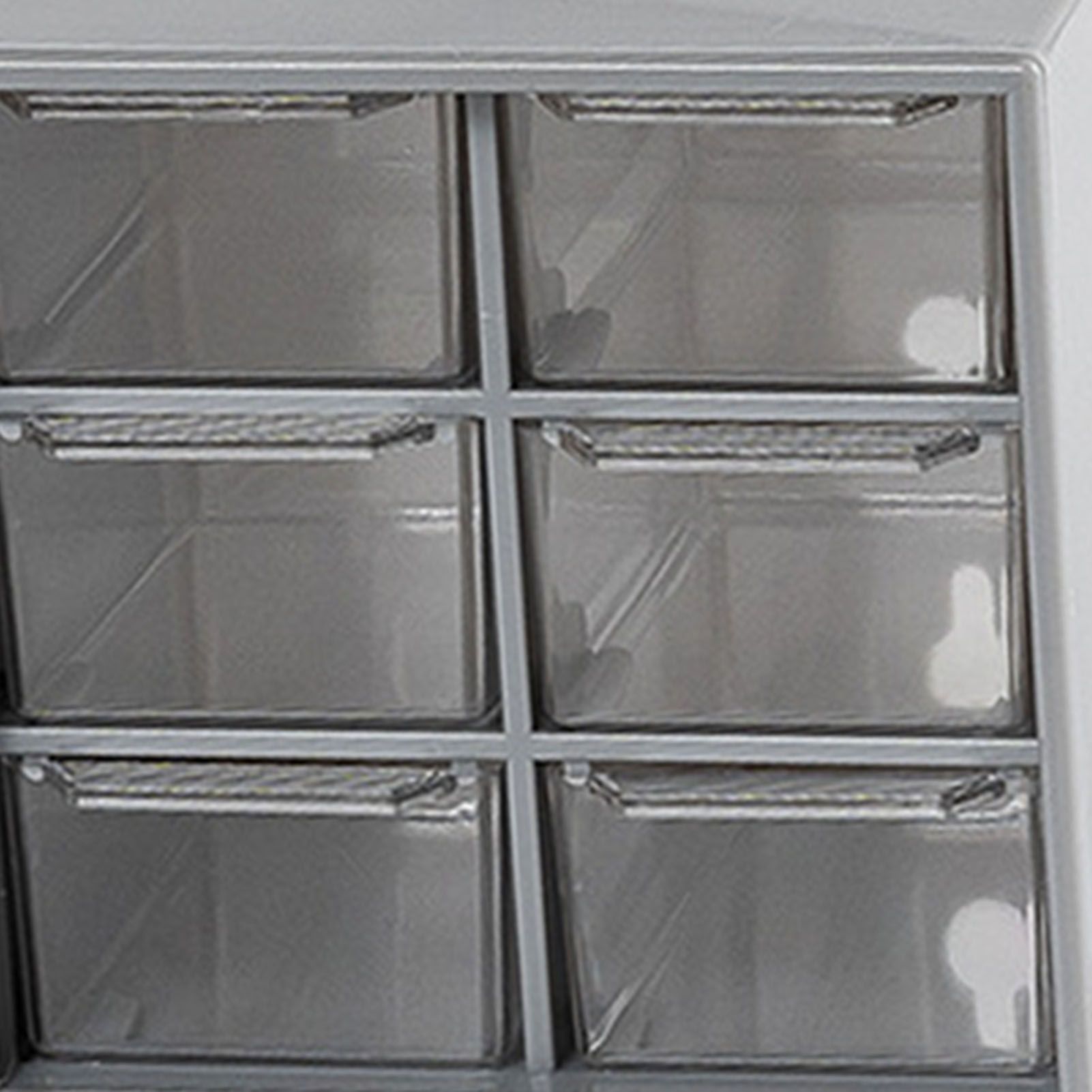 Pen Desk Shelf Dustproof 6 Drawers Pen Organization Storage Shelf for Students Office People Grey - Image 7