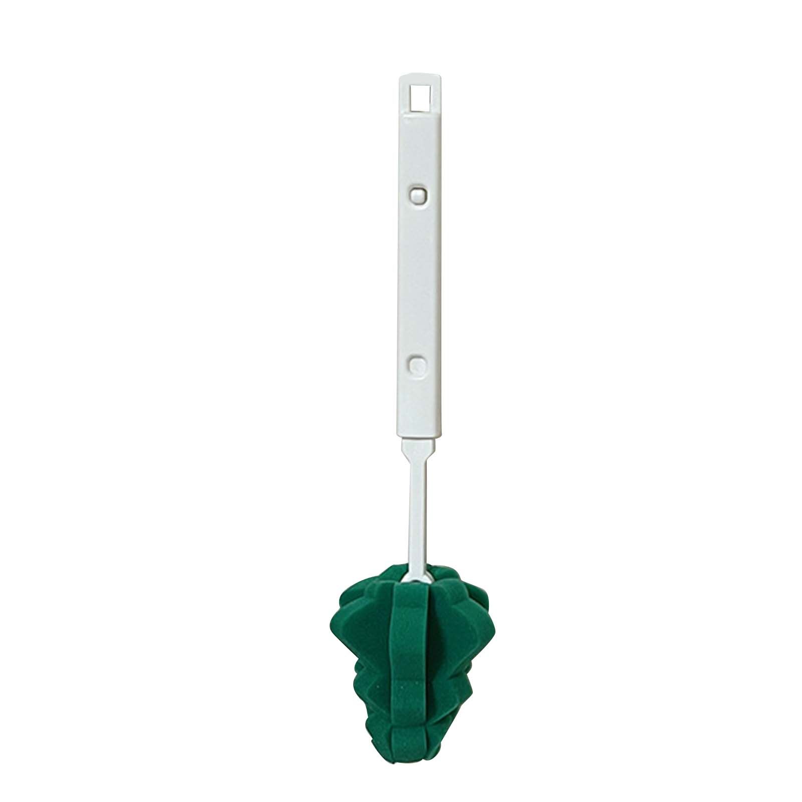 Cup Cleaning Brush Retractable Long Handle Soft Sponge Head Hangable Water Bottle Brush - Image 1