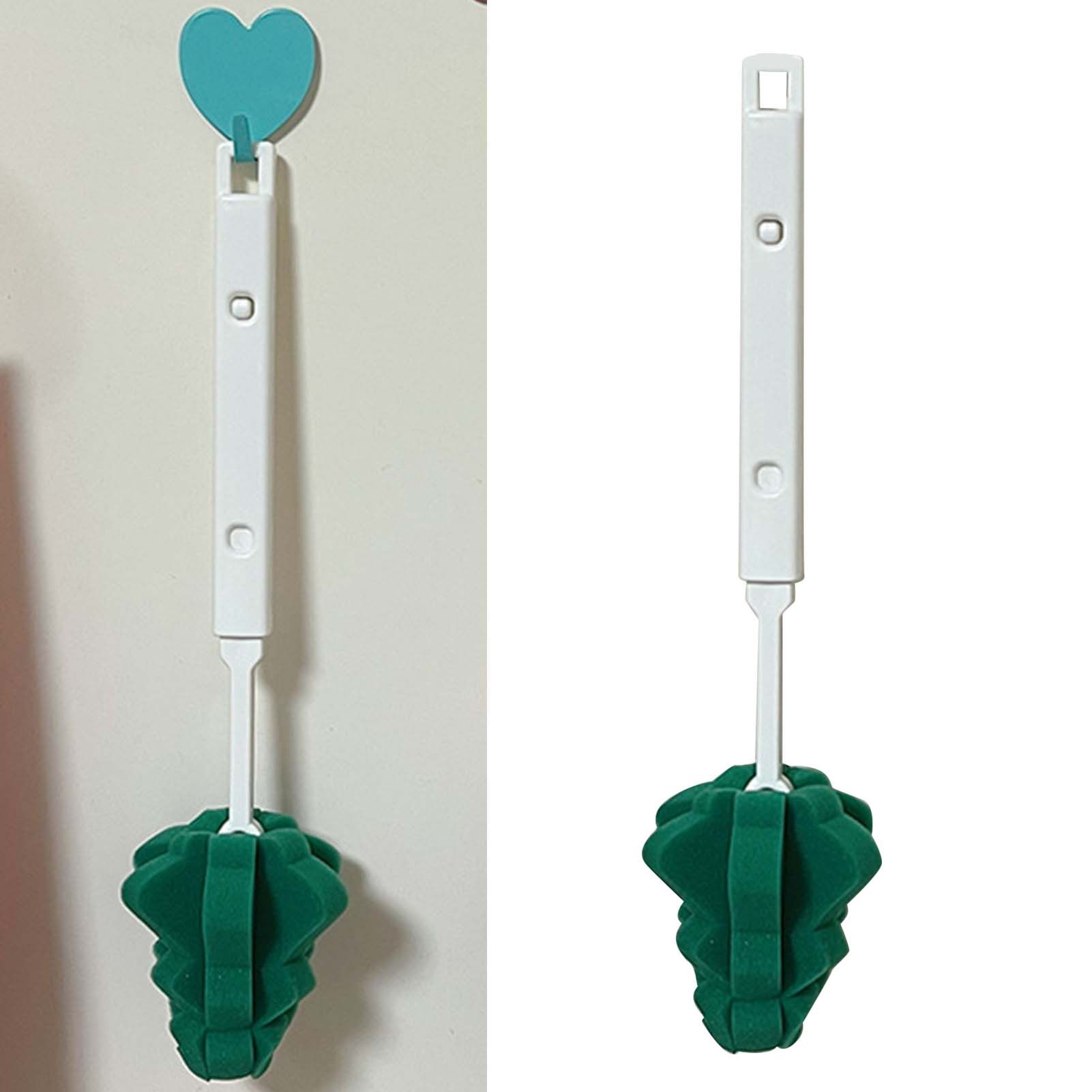 Cup Cleaning Brush Retractable Long Handle Soft Sponge Head Hangable Water Bottle Brush - Image 6