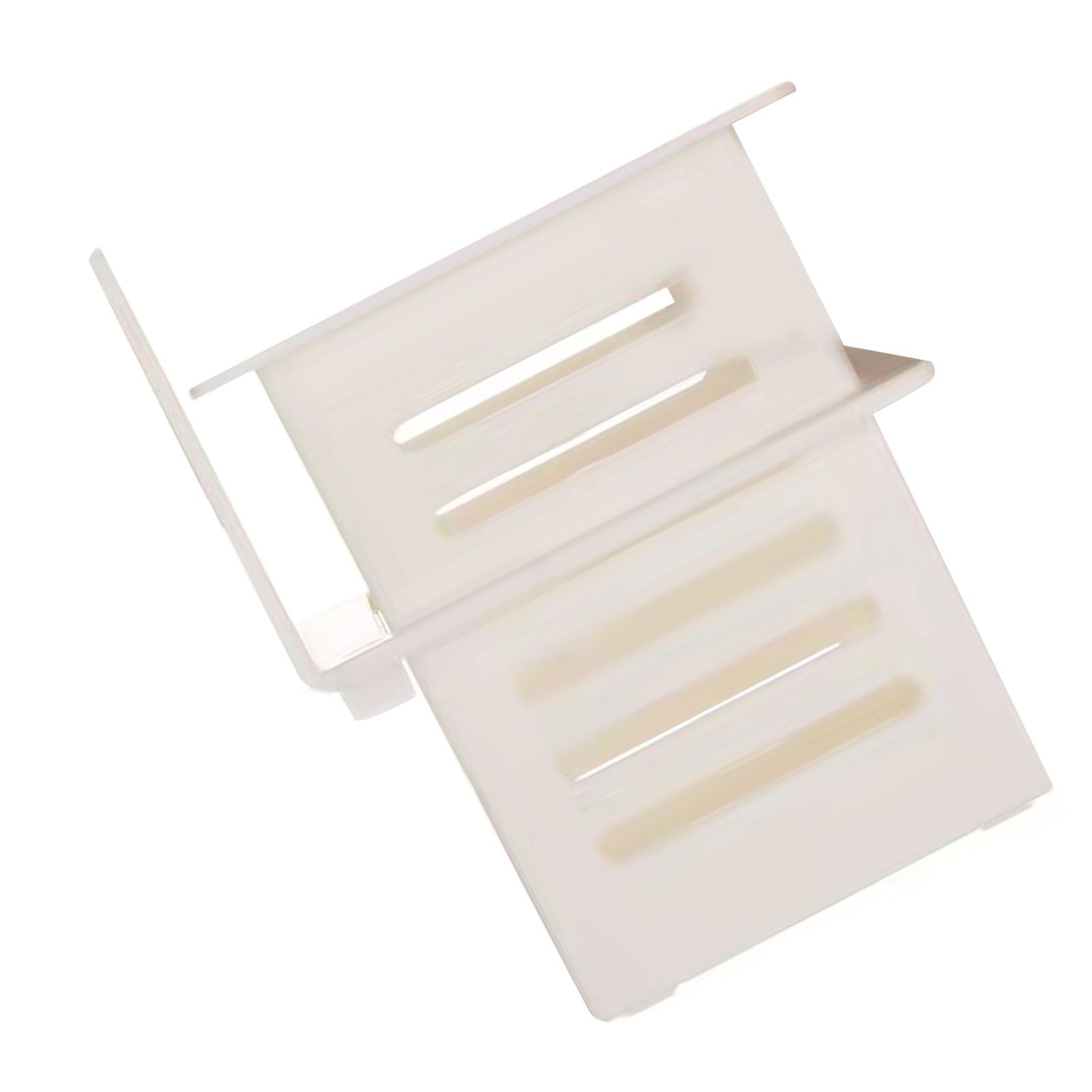 Bathroom Kitchen Draining Shelf Plastic Adhesive Waterproof Small Wall Chopsticks Basket Organizer White - Image 3
