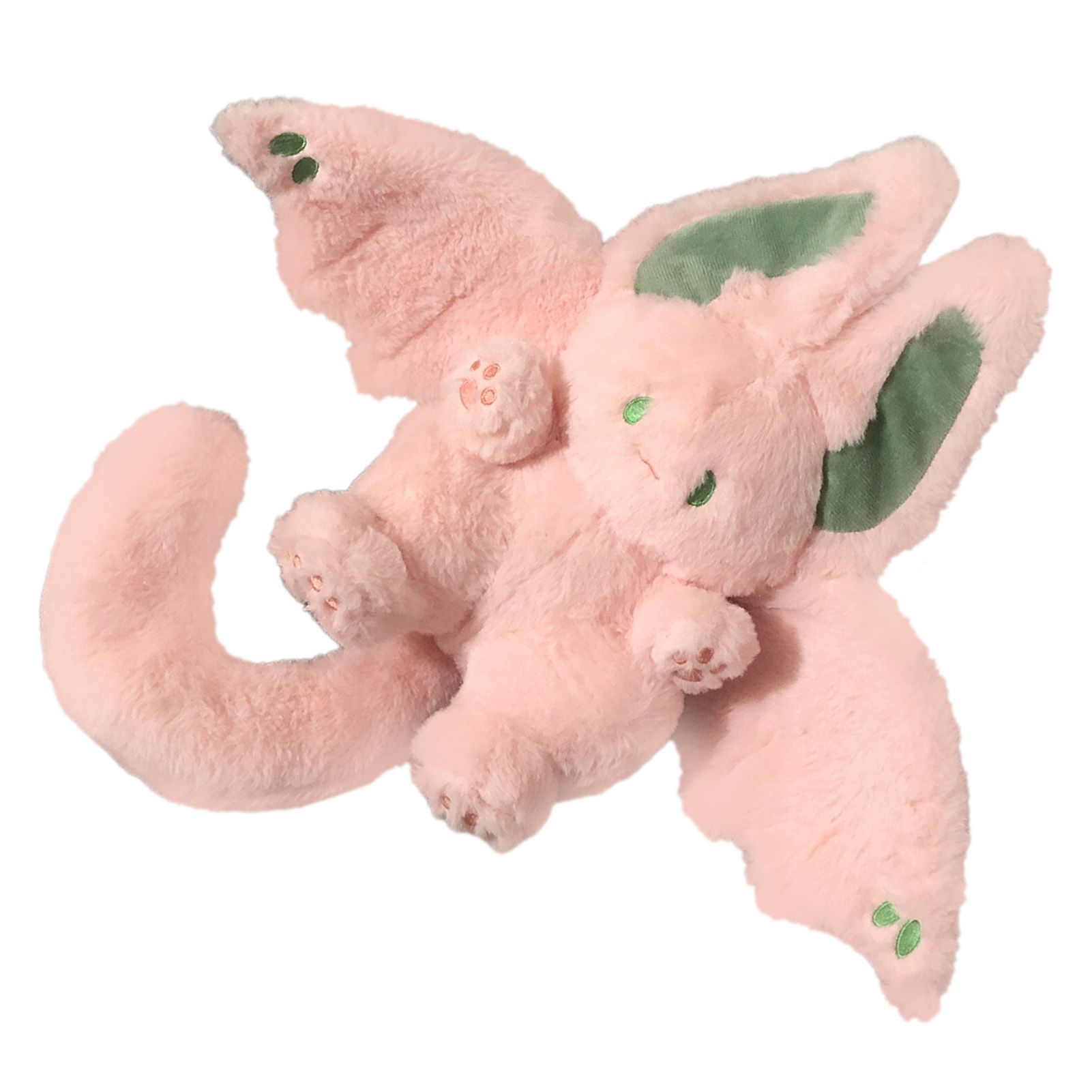 Plush Rabbit Doll Soft Cute PP Cotton Filling Wing Long Tail Design Stuffed Bunny Toy for Children Adults Pink - Image 4