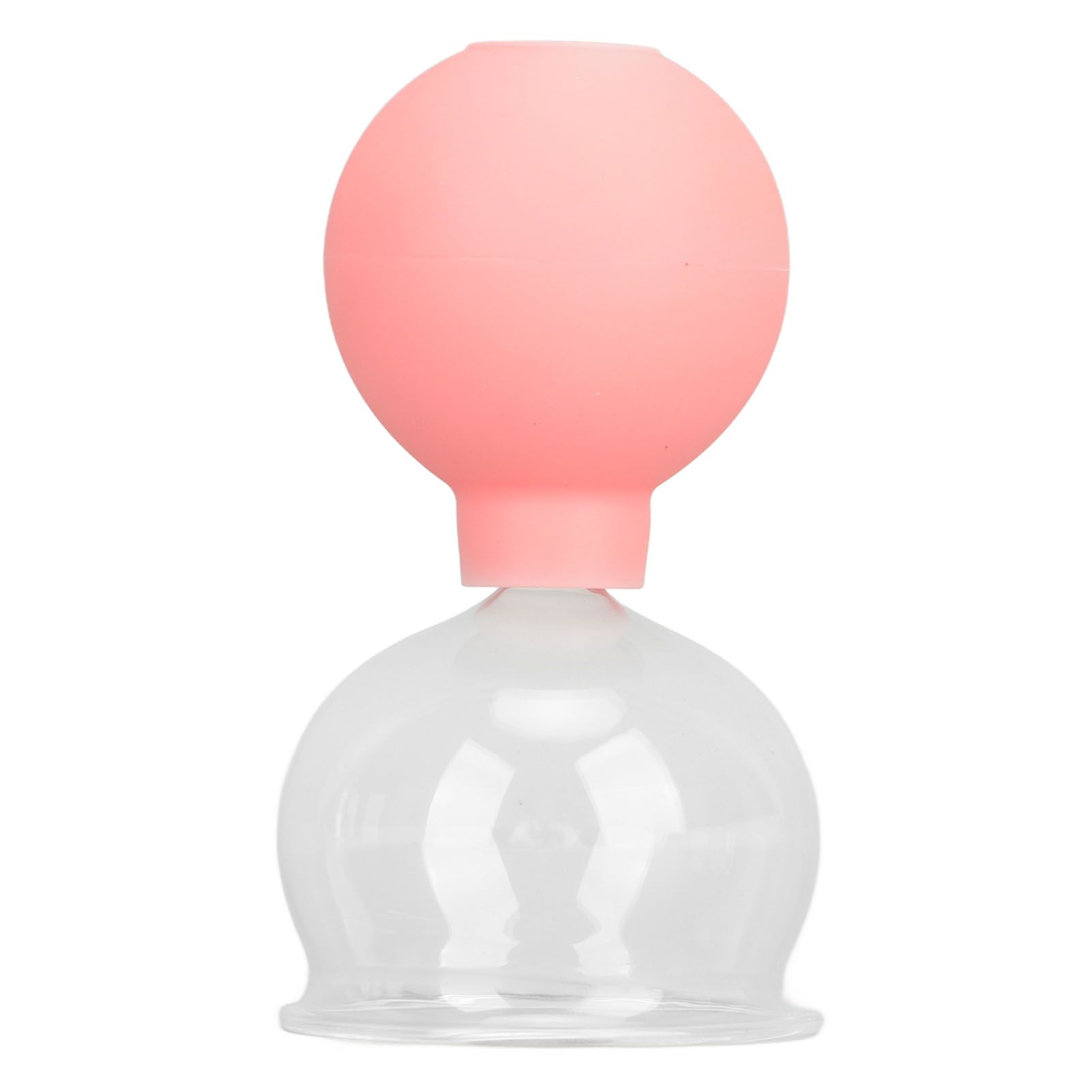 Glass Silicone Cupping Cup Vacuum Suction Massage Therapy for Face Skin Beauty Tool Model 5 - Image 1