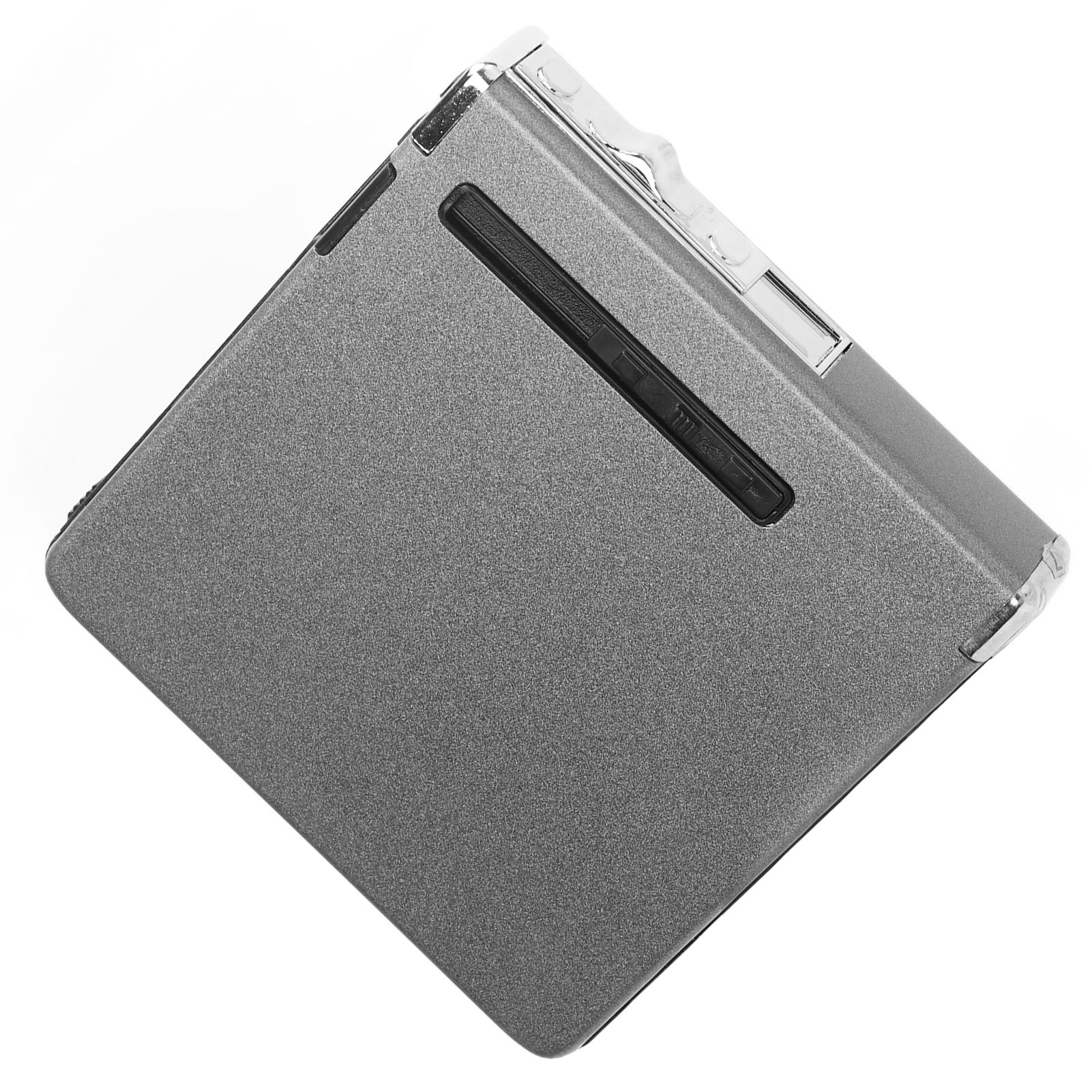 20 Regular Cigarettes Case Box USB Rechargeable Cigarette Case with Lighter for Men Women Ideal Gift for Smoker Gray Matte - Image 4