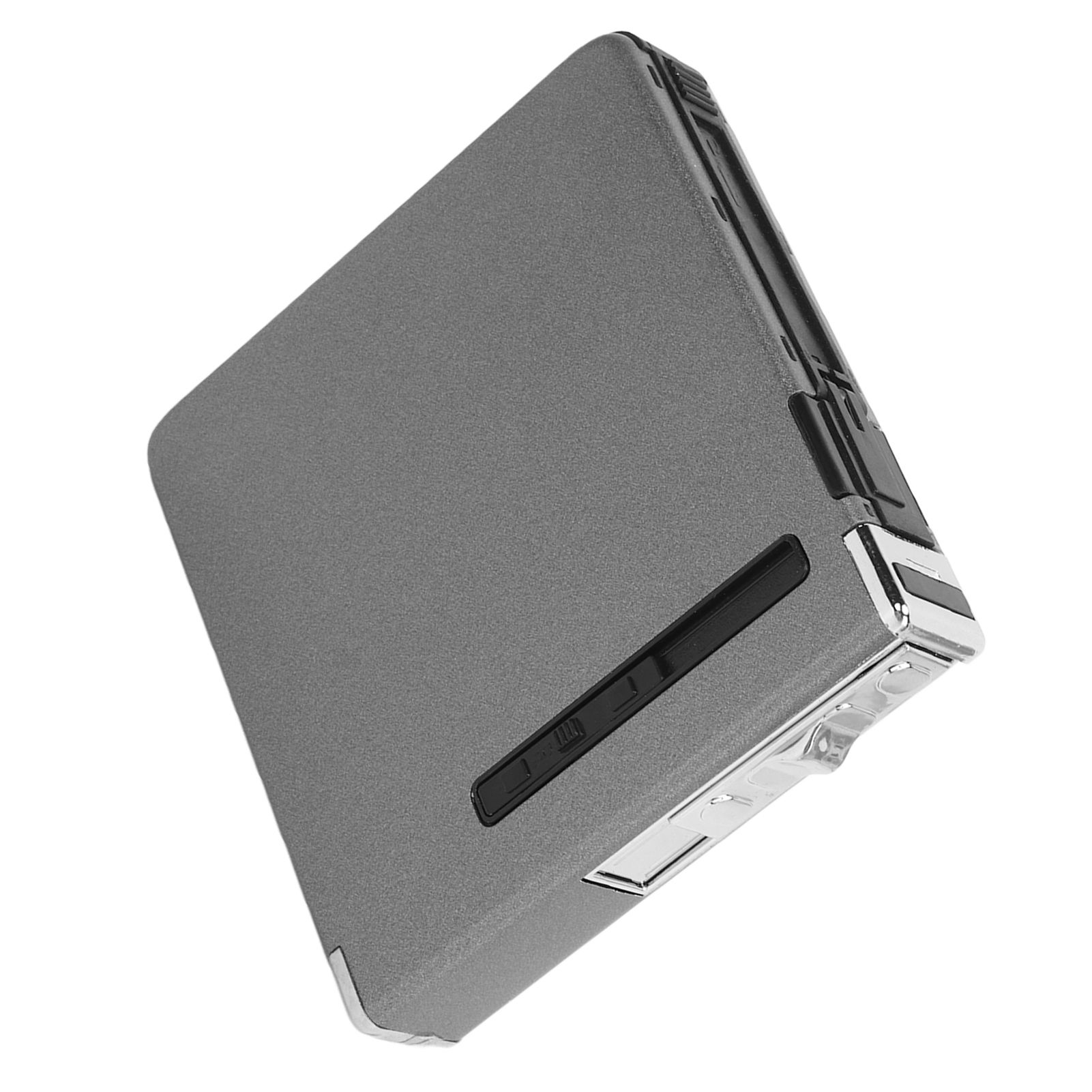 20 Regular Cigarettes Case Box USB Rechargeable Cigarette Case with Lighter for Men Women Ideal Gift for Smoker Gray Matte - Image 7