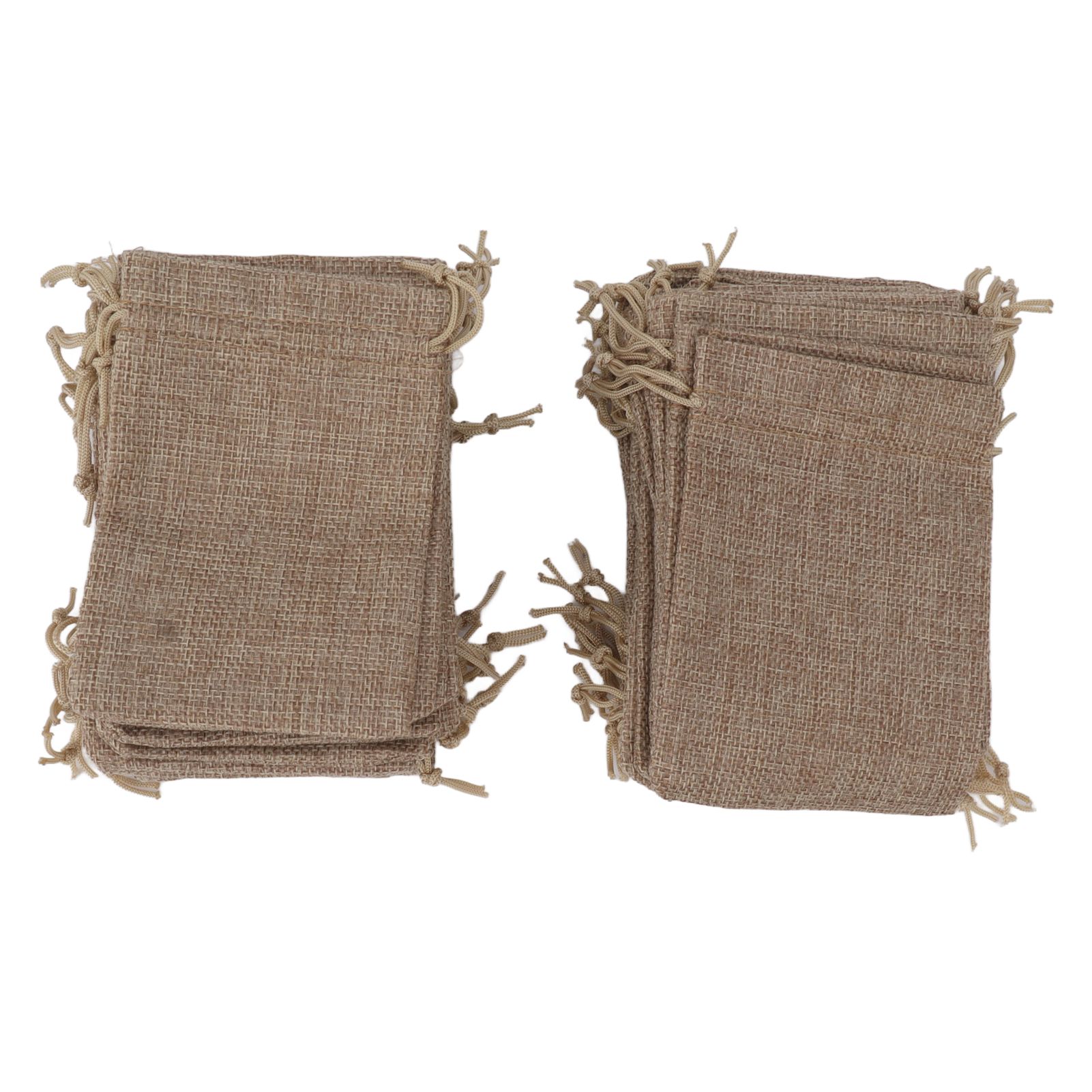 50PCS Burlap Gift Bags with Drawstring Linen Jewelry Pouches Wedding Hessian Jute Bags for Party DIY Craft - Image 4
