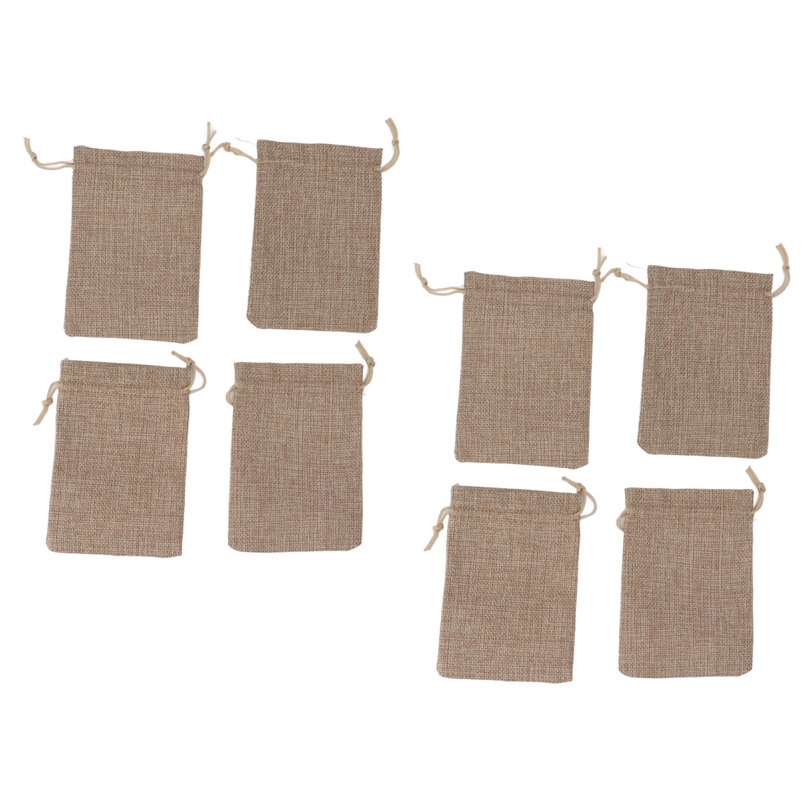 50PCS Burlap Gift Bags with Drawstring Linen Jewelry Pouches Wedding Hessian Jute Bags for Party DIY Craft - Image 6