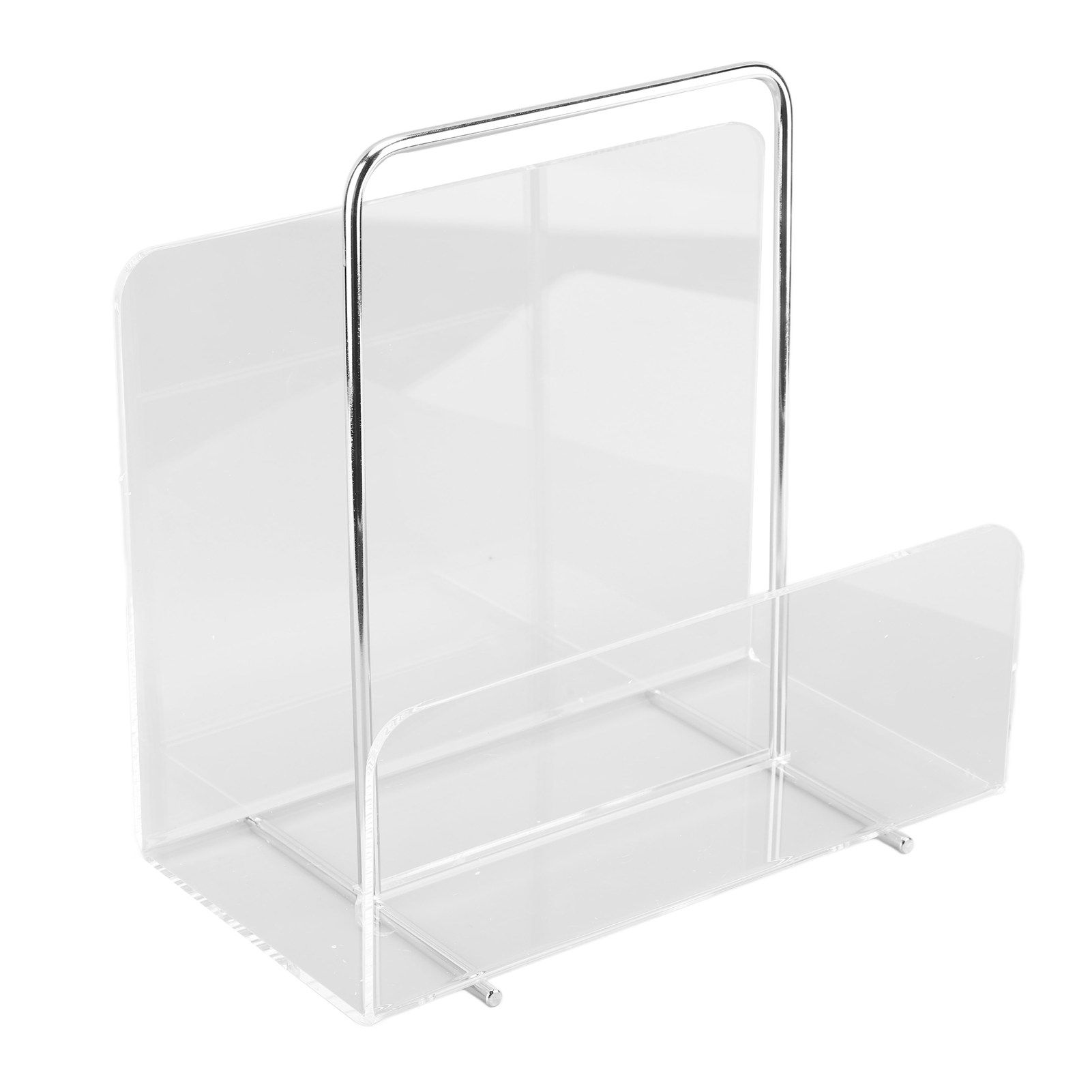 Acrylic Magazine Rack Transparent Acrylic File Book Holder for Office Organization Storage Decoration Reception - Image 2
