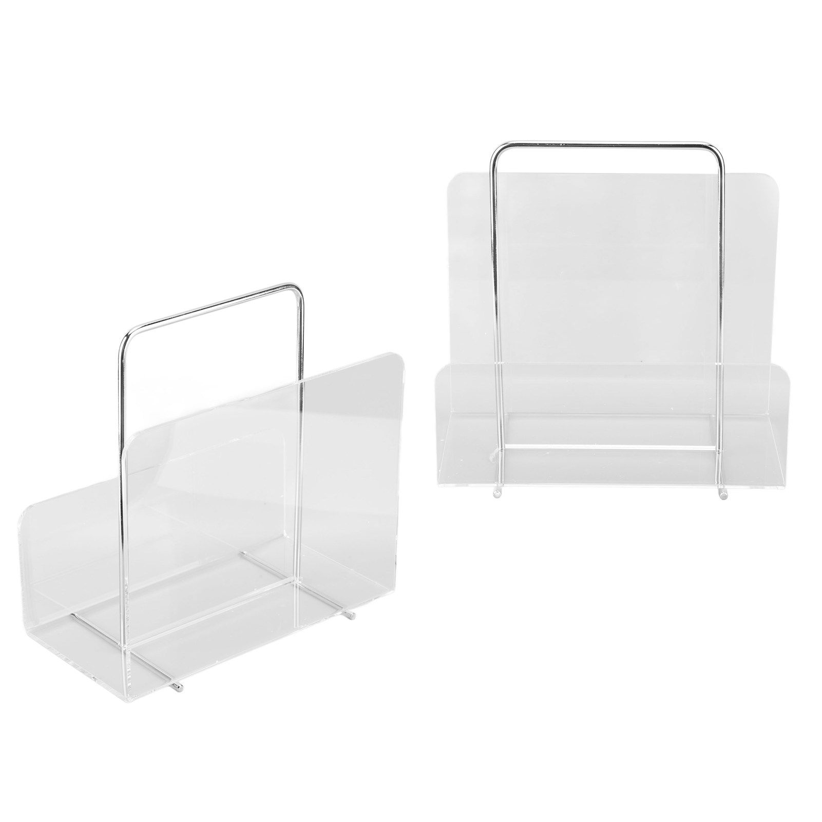Acrylic Magazine Rack Transparent Acrylic File Book Holder for Office Organization Storage Decoration Reception - Image 7