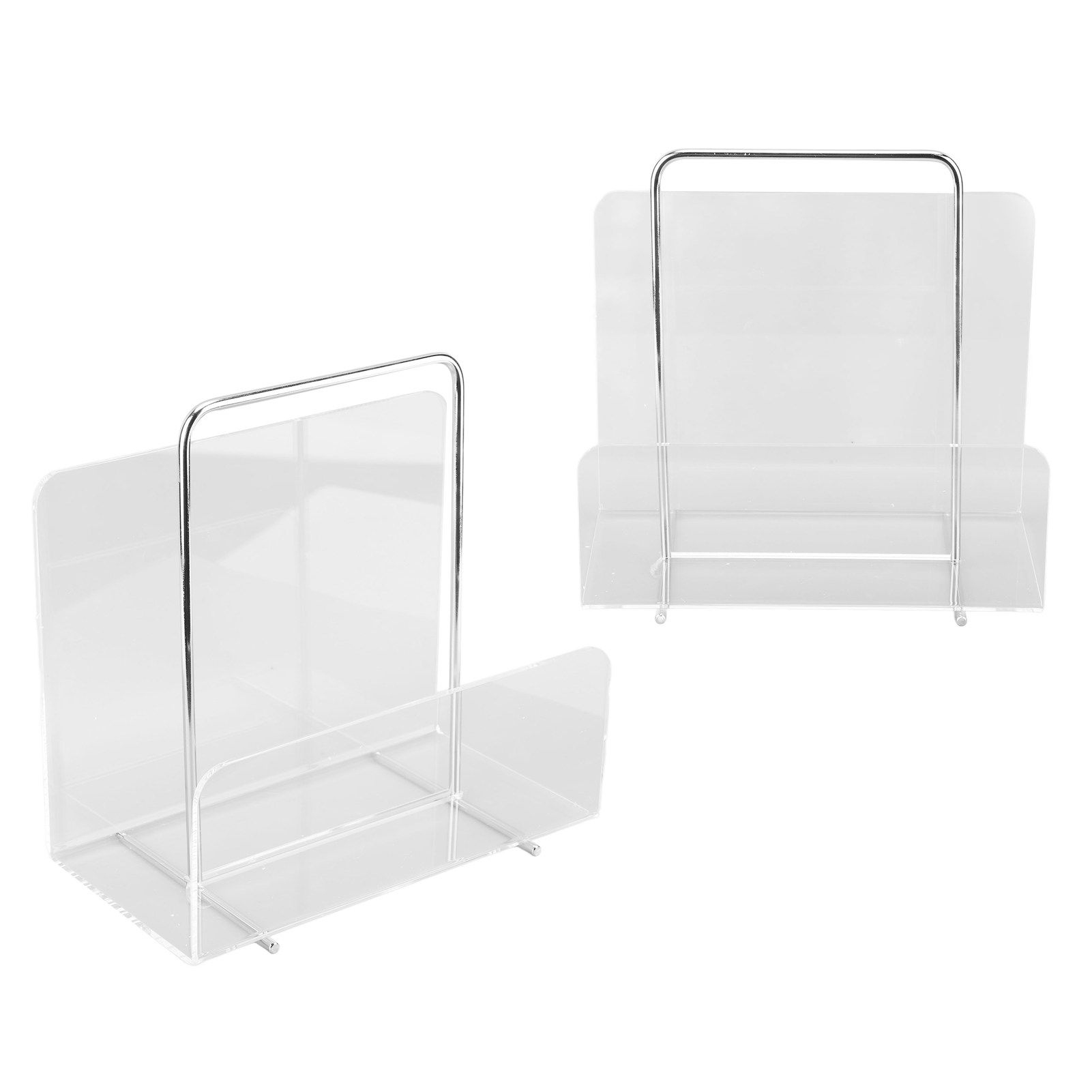 Acrylic Magazine Rack Transparent Acrylic File Book Holder for Office Organization Storage Decoration Reception - Image 8