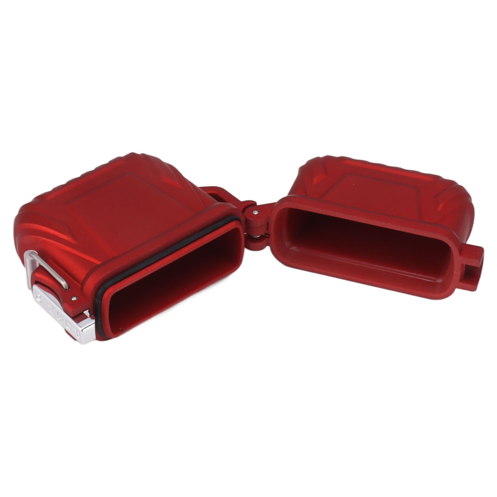 2PCS Torch Lighter Case IP56 Waterproof Safe Portable Torch Lighter Cover for Outdoor Camping Travel Red - Image 4