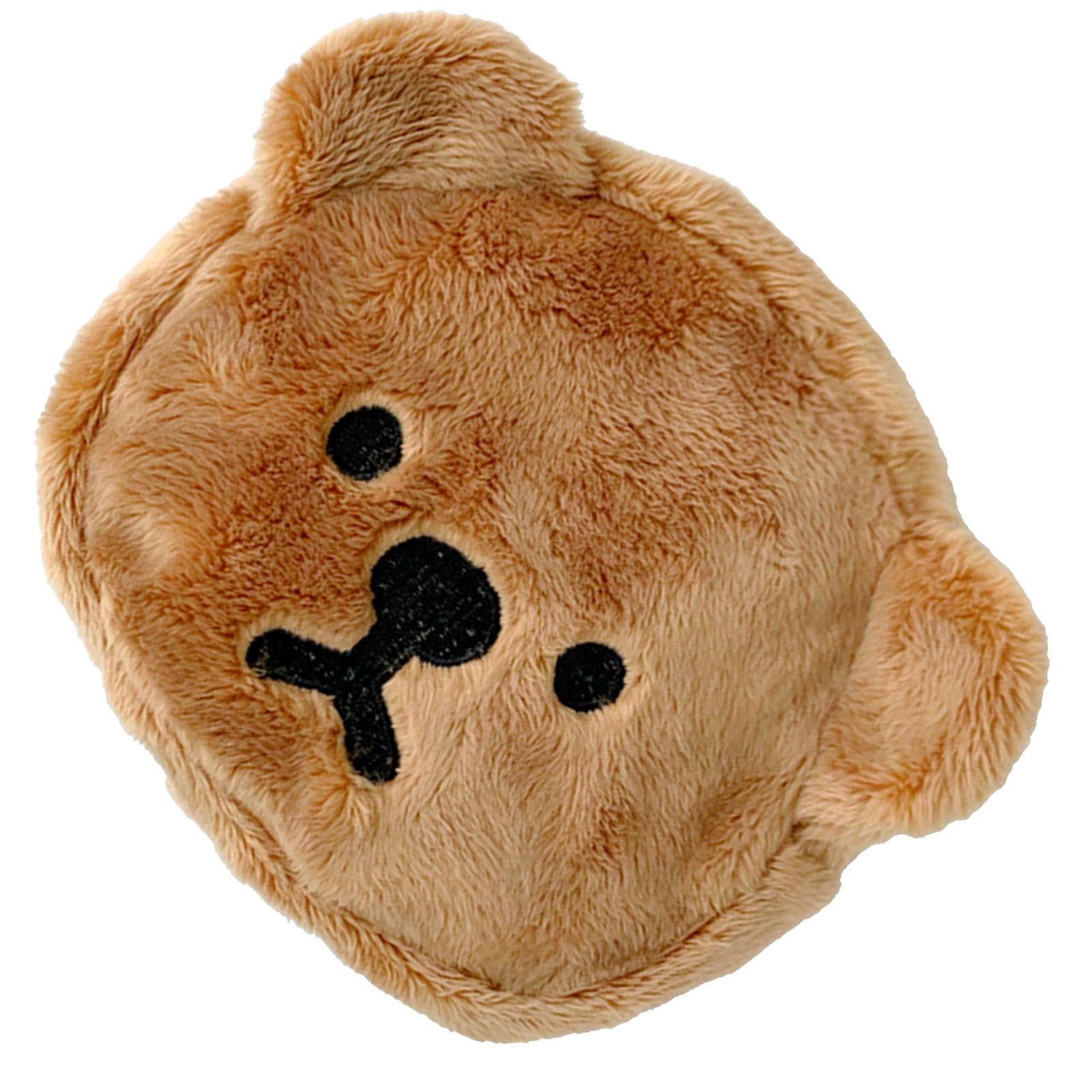 Cartoon Coin Purse Bear Shape Cute Portable Plush Mini Change Purse for Shopping Student Coffee - Image 4
