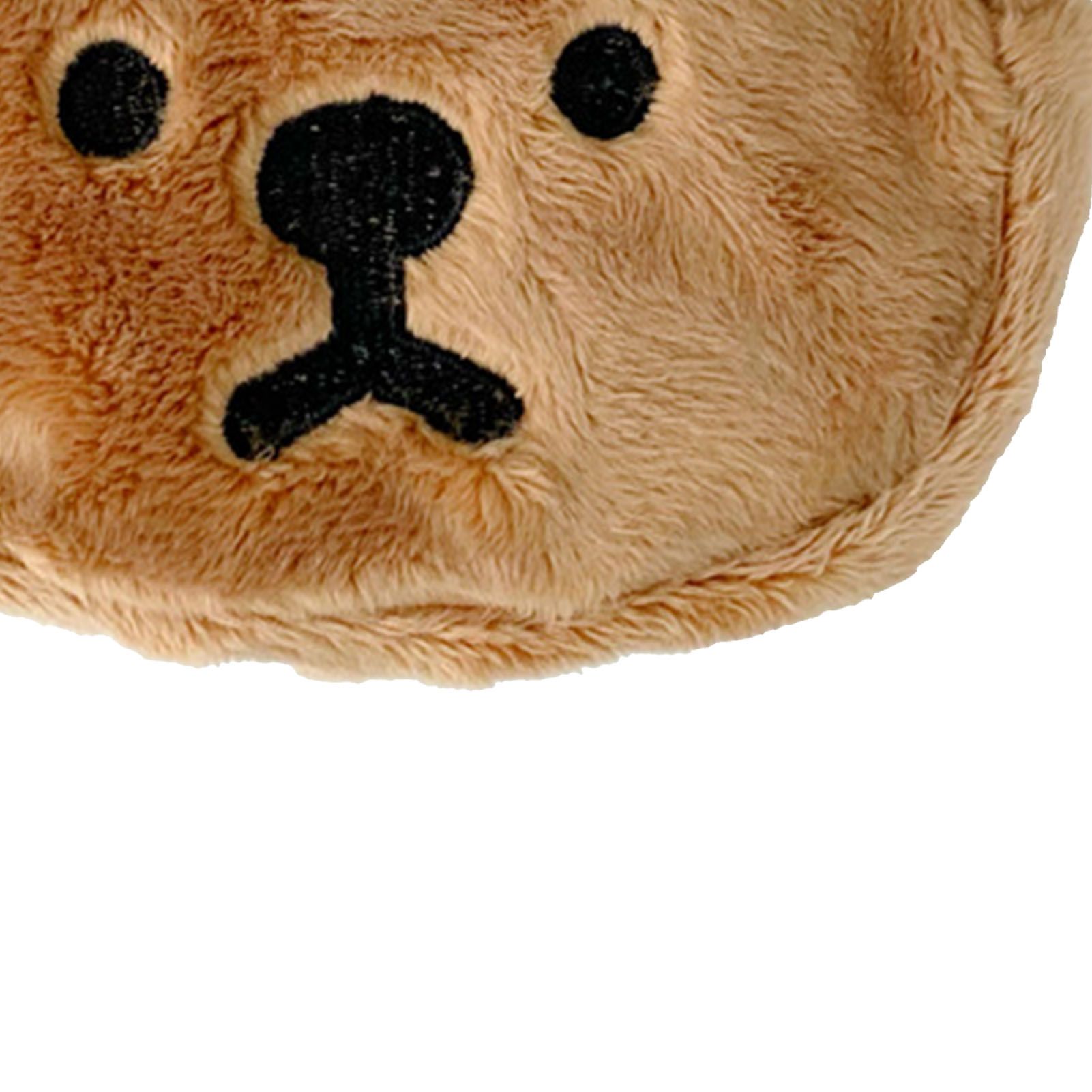 Cartoon Coin Purse Bear Shape Cute Portable Plush Mini Change Purse for Shopping Student Coffee - Image 8