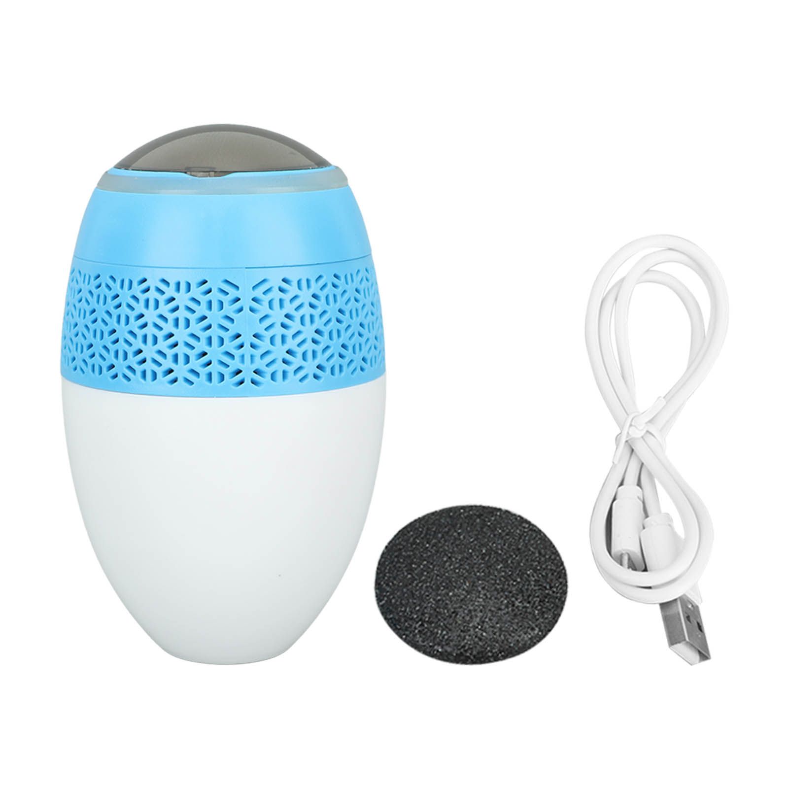 Electric Foot Callus Remover Multifunction 2 Speeds Rechargeable Blade Free Electric Foot Grinder with LED Light - Image 1