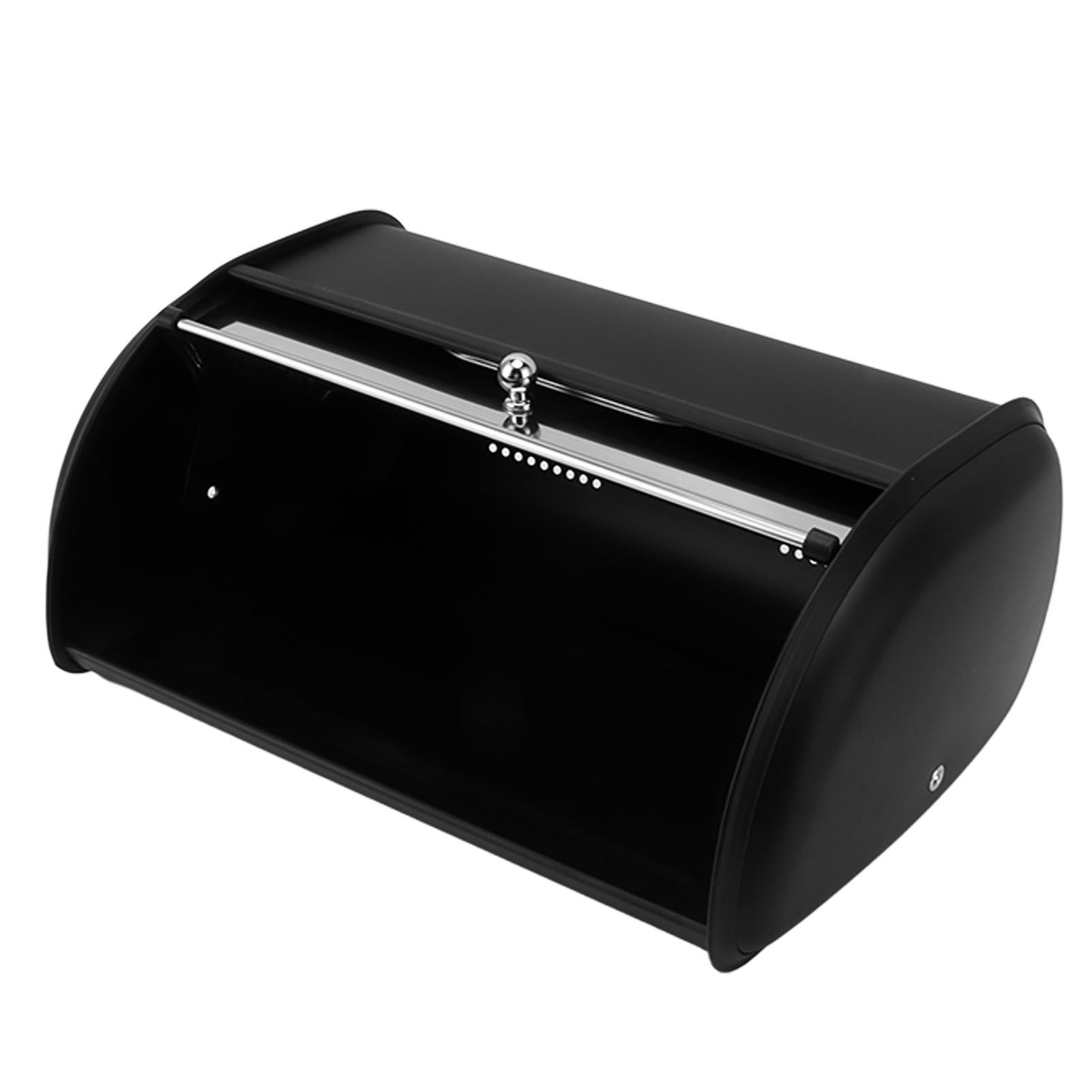 Bread Bin Bread Box Bread Holder Storage Container With Small Window for Kitchen Countertop Black - Image 6