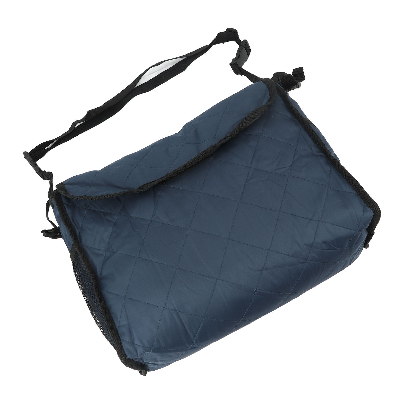 Wheelchair Bag Large Capacity Foldable One Shoulder Storage Hanging Bag for Walkers Rollators Navy Blue - Image 4