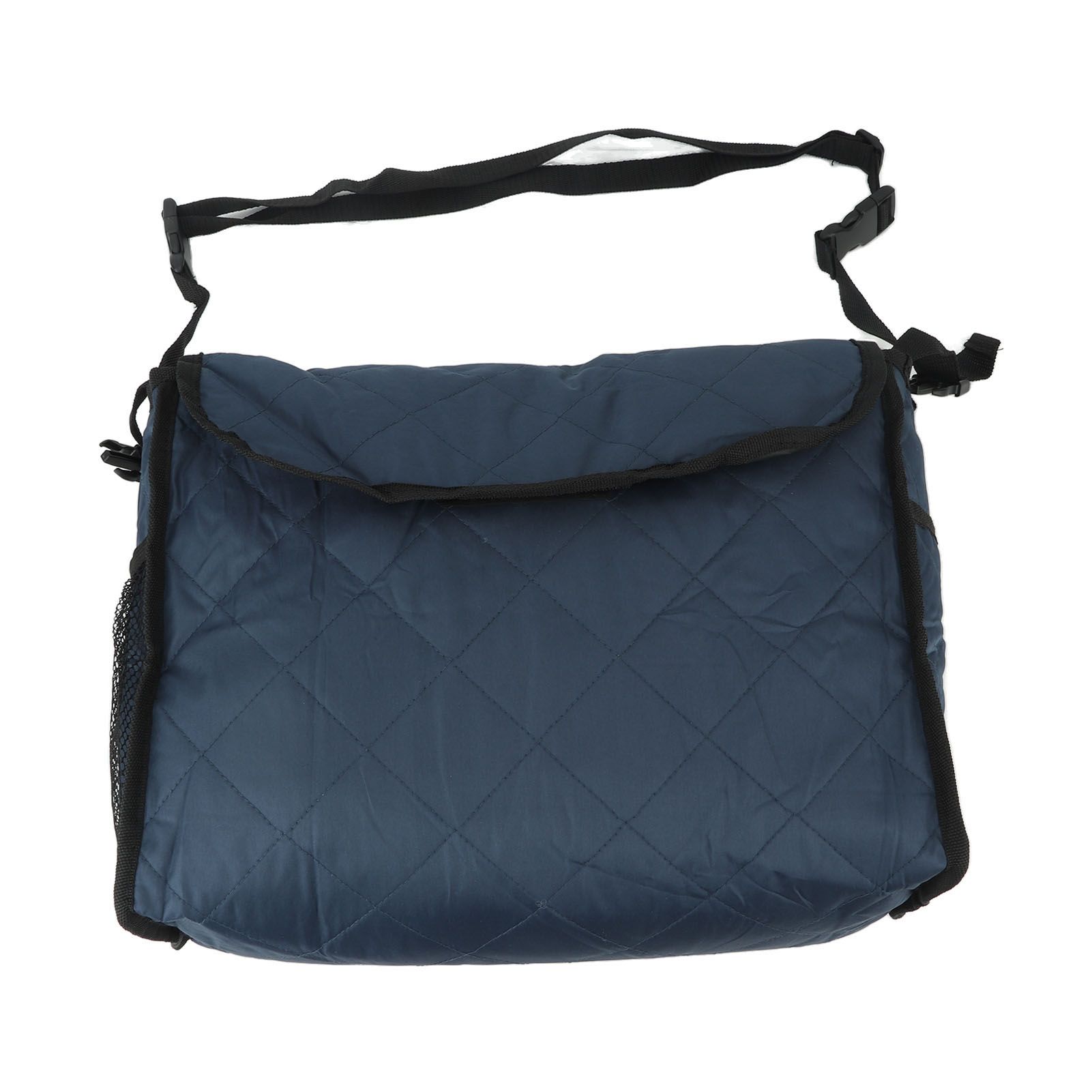 Wheelchair Bag Large Capacity Foldable One Shoulder Storage Hanging Bag for Walkers Rollators Navy Blue - Image 5