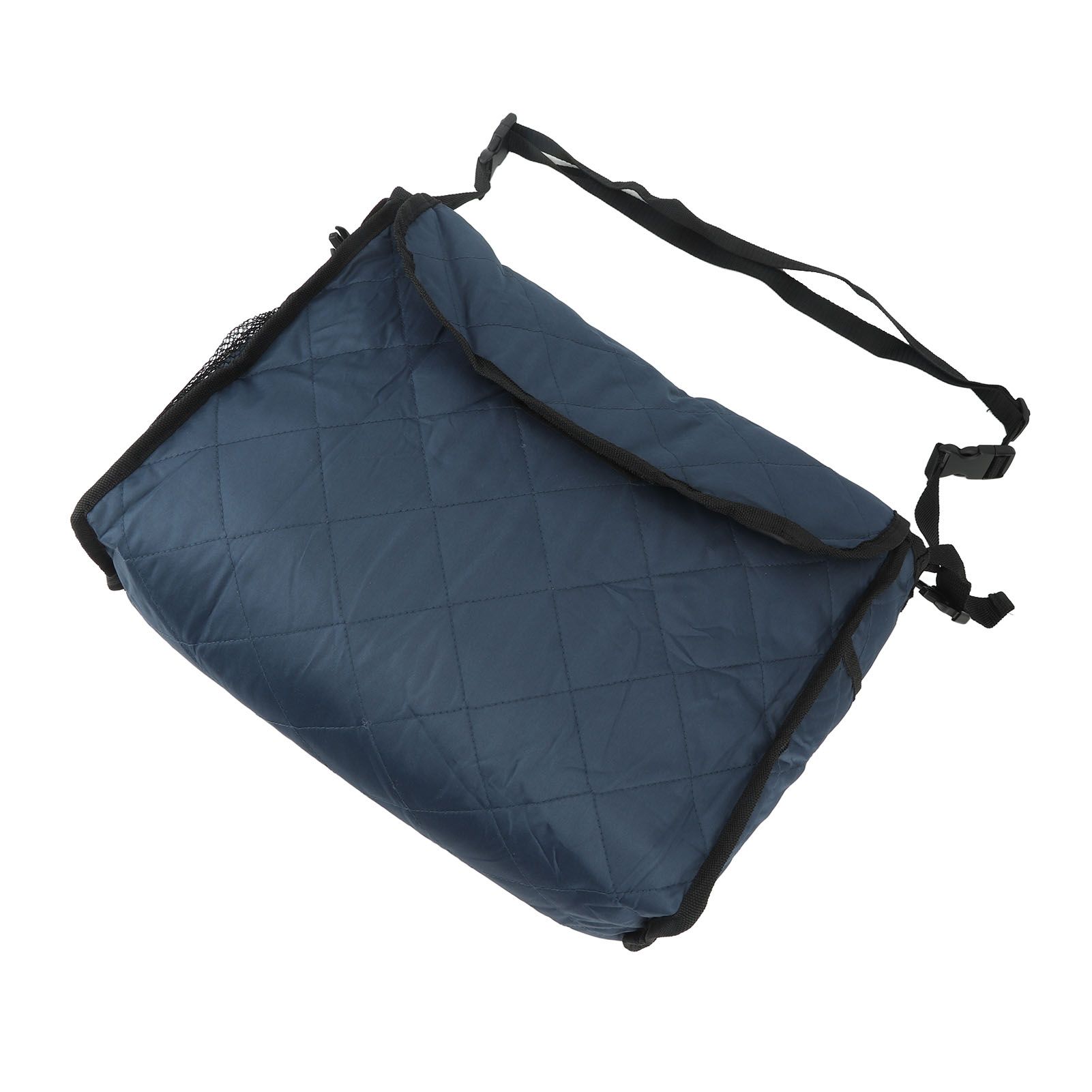 Wheelchair Bag Large Capacity Foldable One Shoulder Storage Hanging Bag for Walkers Rollators Navy Blue - Image 6