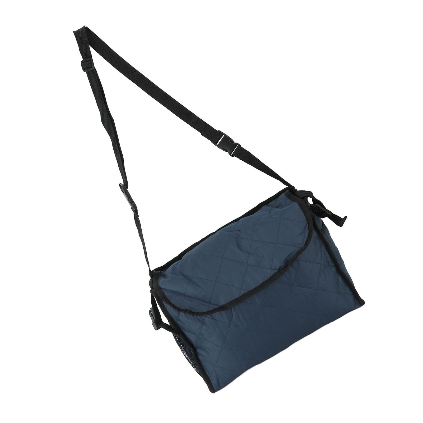 Wheelchair Bag Large Capacity Foldable One Shoulder Storage Hanging Bag for Walkers Rollators Navy Blue - Image 7