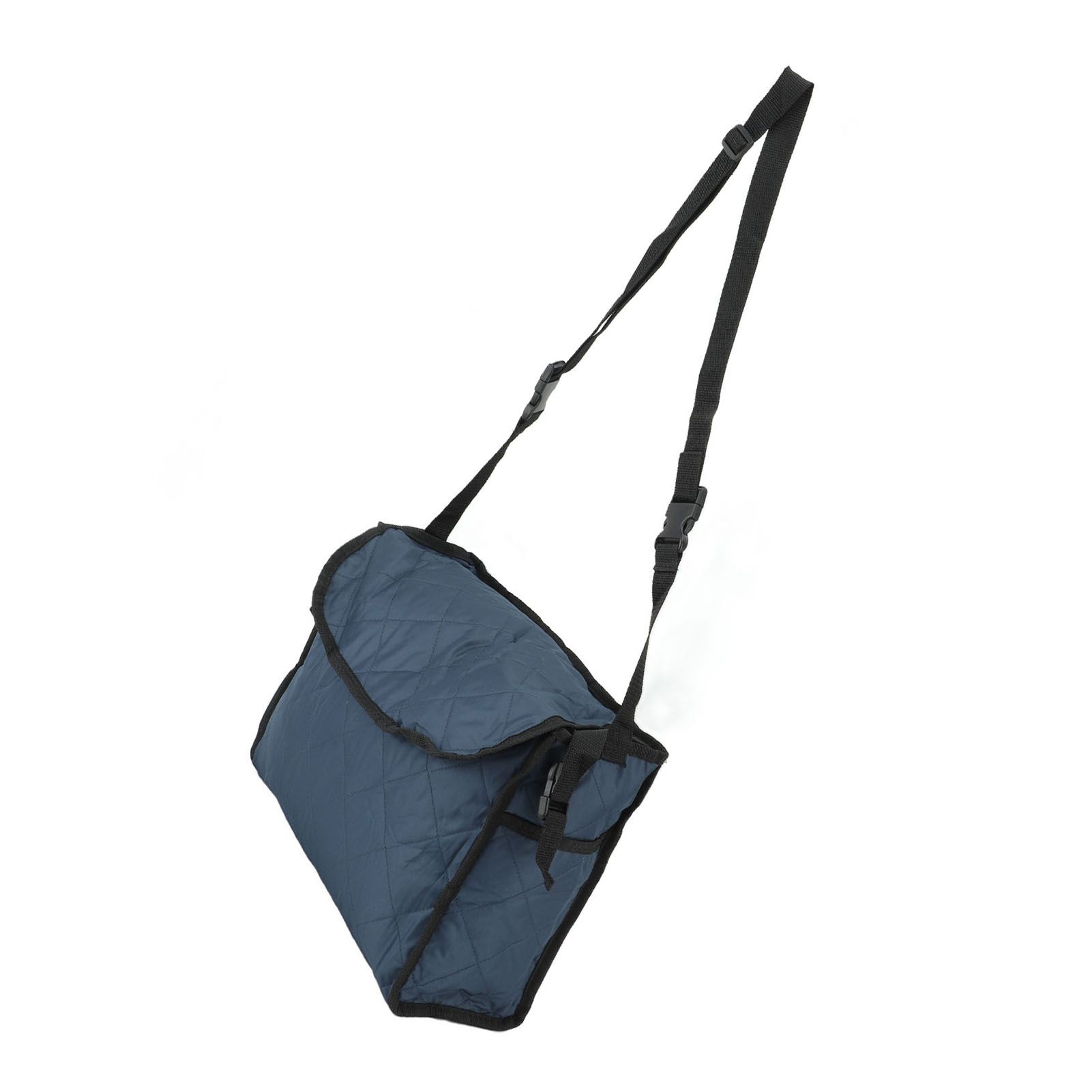 Wheelchair Bag Large Capacity Foldable One Shoulder Storage Hanging Bag for Walkers Rollators Navy Blue - Image 8