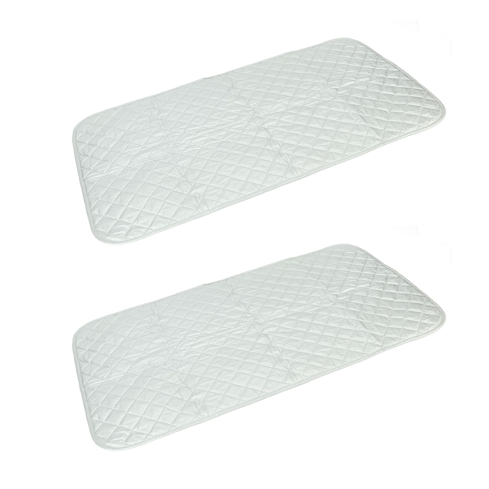 2pcs Magnetic Ironing Mat Heat Resistant Ironing Blanket Portable Ironing Board Washer Dryer Replacement Cover - Image 2