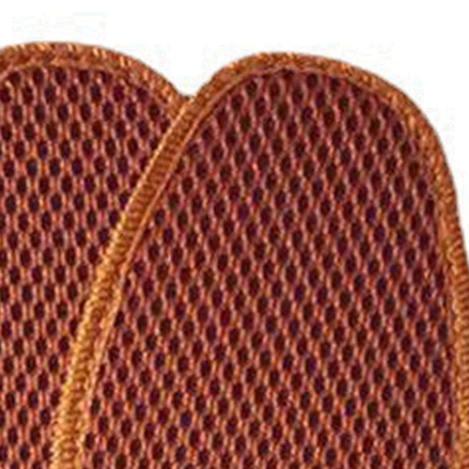 Bamboo Charcoal Deodorant Mesh Insoles Breathable Absorb Sweat Shoe Pads for Men Women Khaki 43 - Image 7