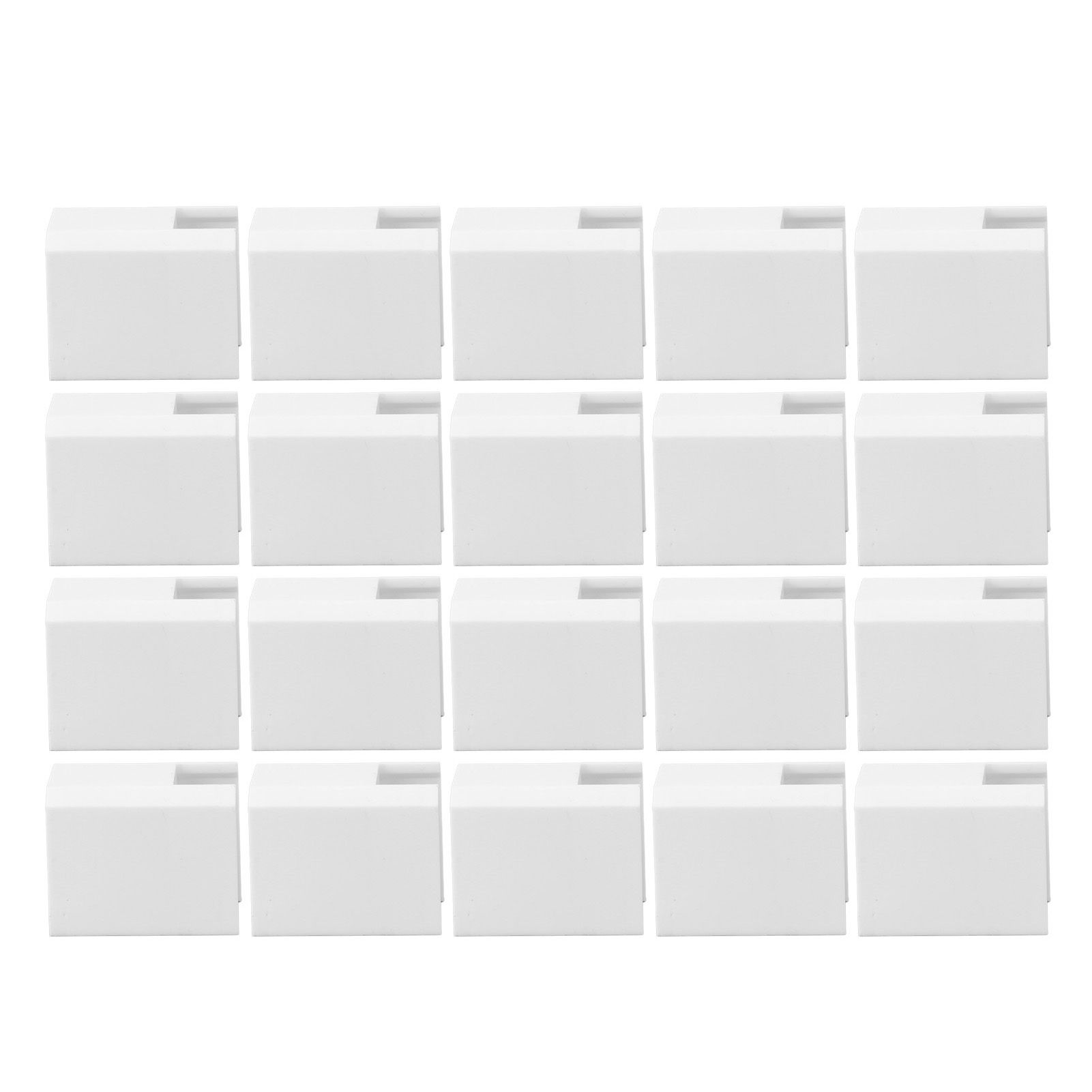 20Pcs Sliding Door Window Lock Stop Block Plastic Limit Safe Non Collision Accessories Short - Image 2