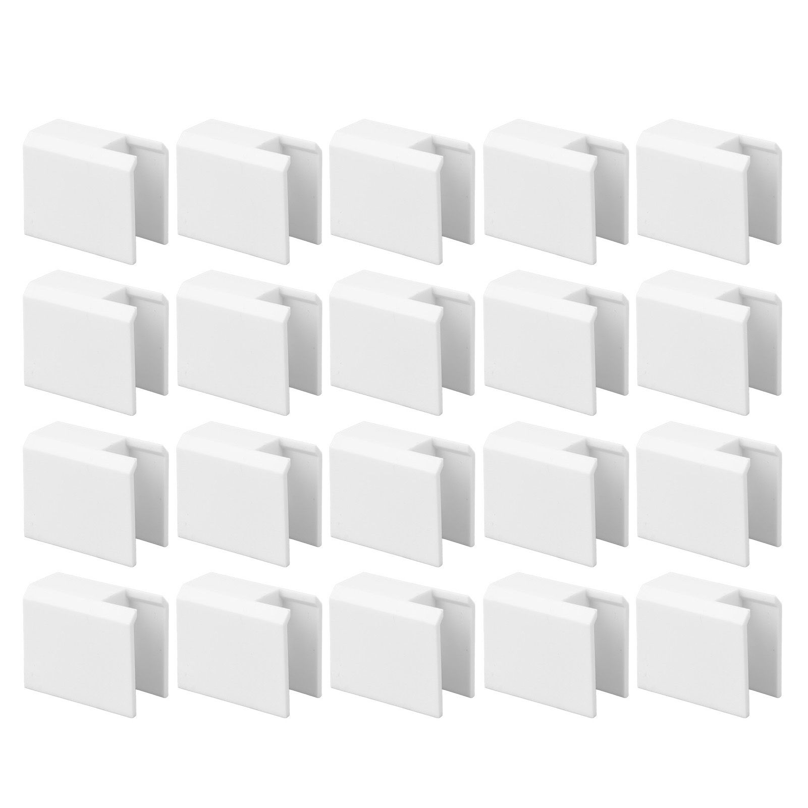 20Pcs Sliding Door Window Lock Stop Block Plastic Limit Safe Non Collision Accessories Short - Image 3