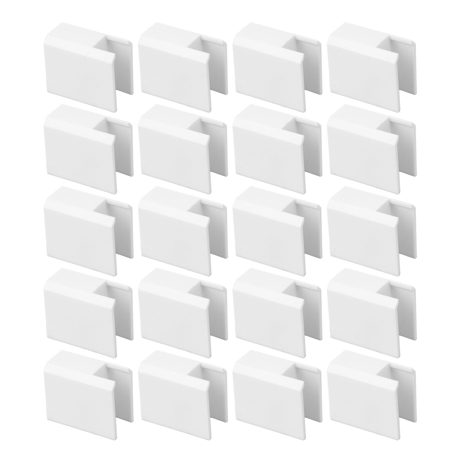 20Pcs Sliding Door Window Lock Stop Block Plastic Limit Safe Non Collision Accessories Short - Image 4