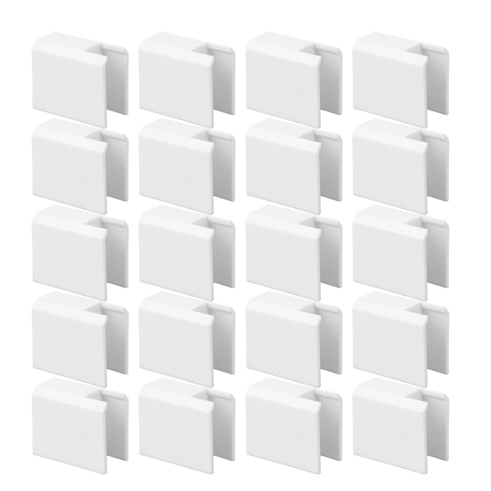20Pcs Sliding Door Window Lock Stop Block Plastic Limit Safe Non Collision Accessories Short - Image 5