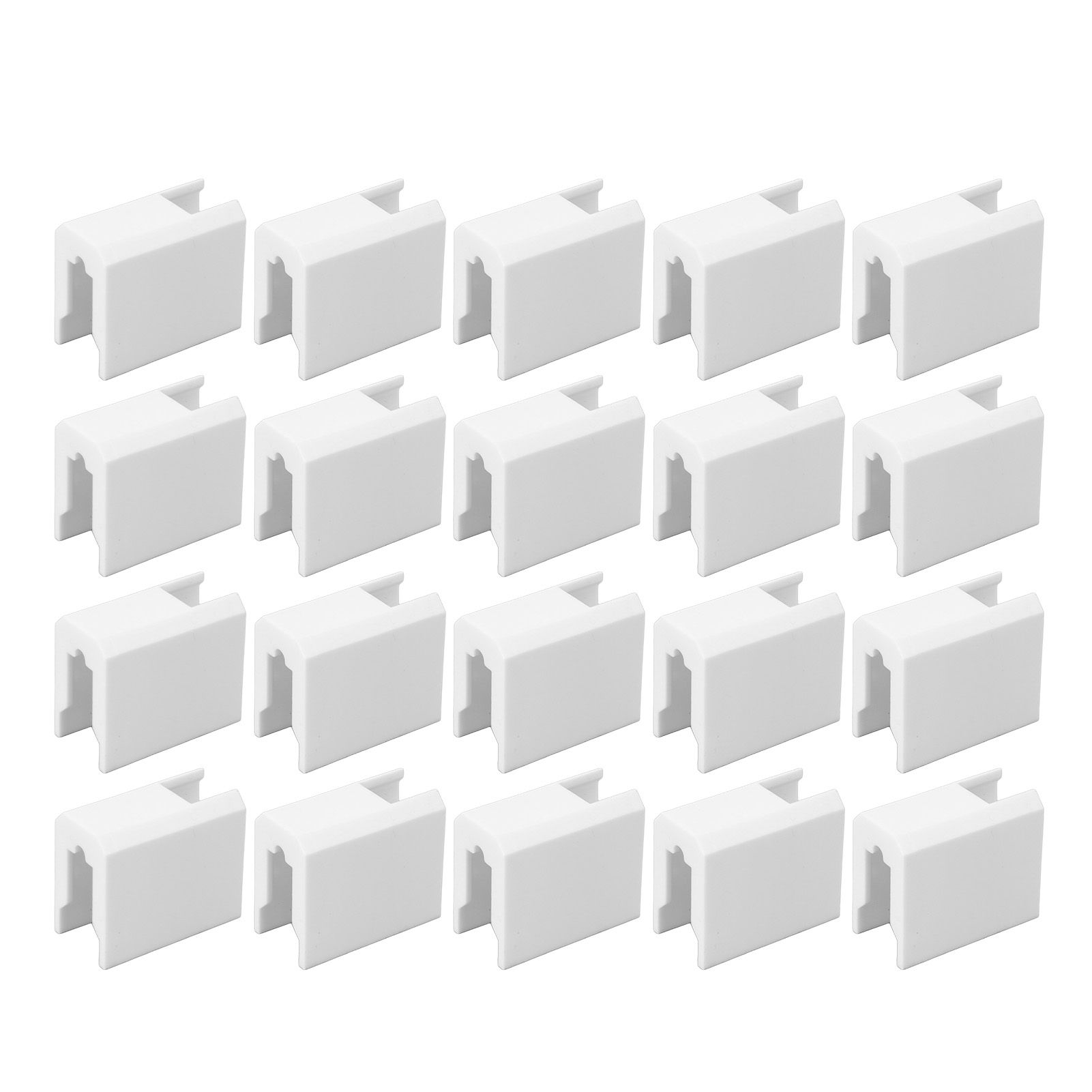 20Pcs Sliding Door Window Lock Stop Block Plastic Limit Safe Non Collision Accessories Short - Image 7