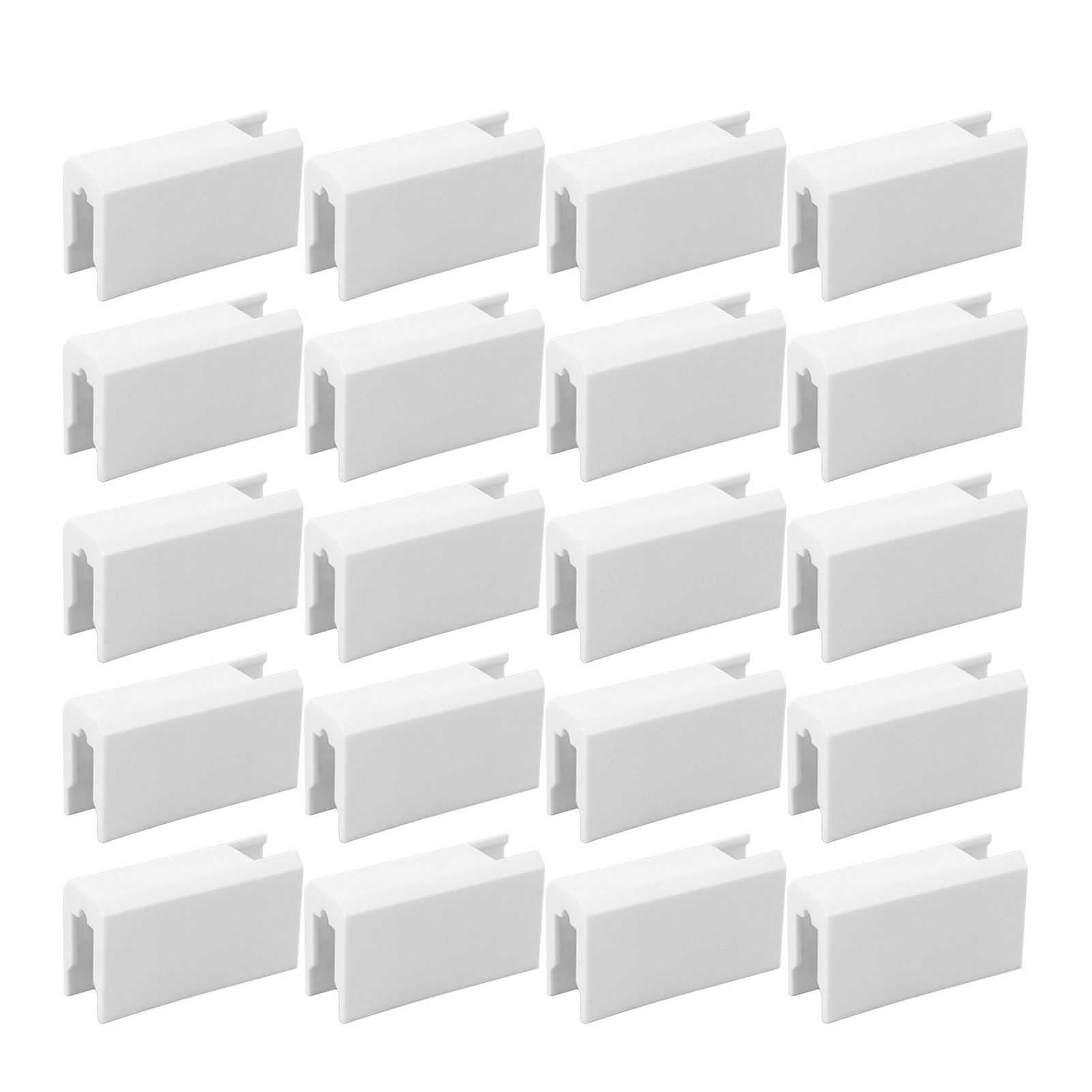 20Pcs Sliding Door Window Lock Stop Block Plastic Limit Safe Non Collision Accessories Long - Image 1