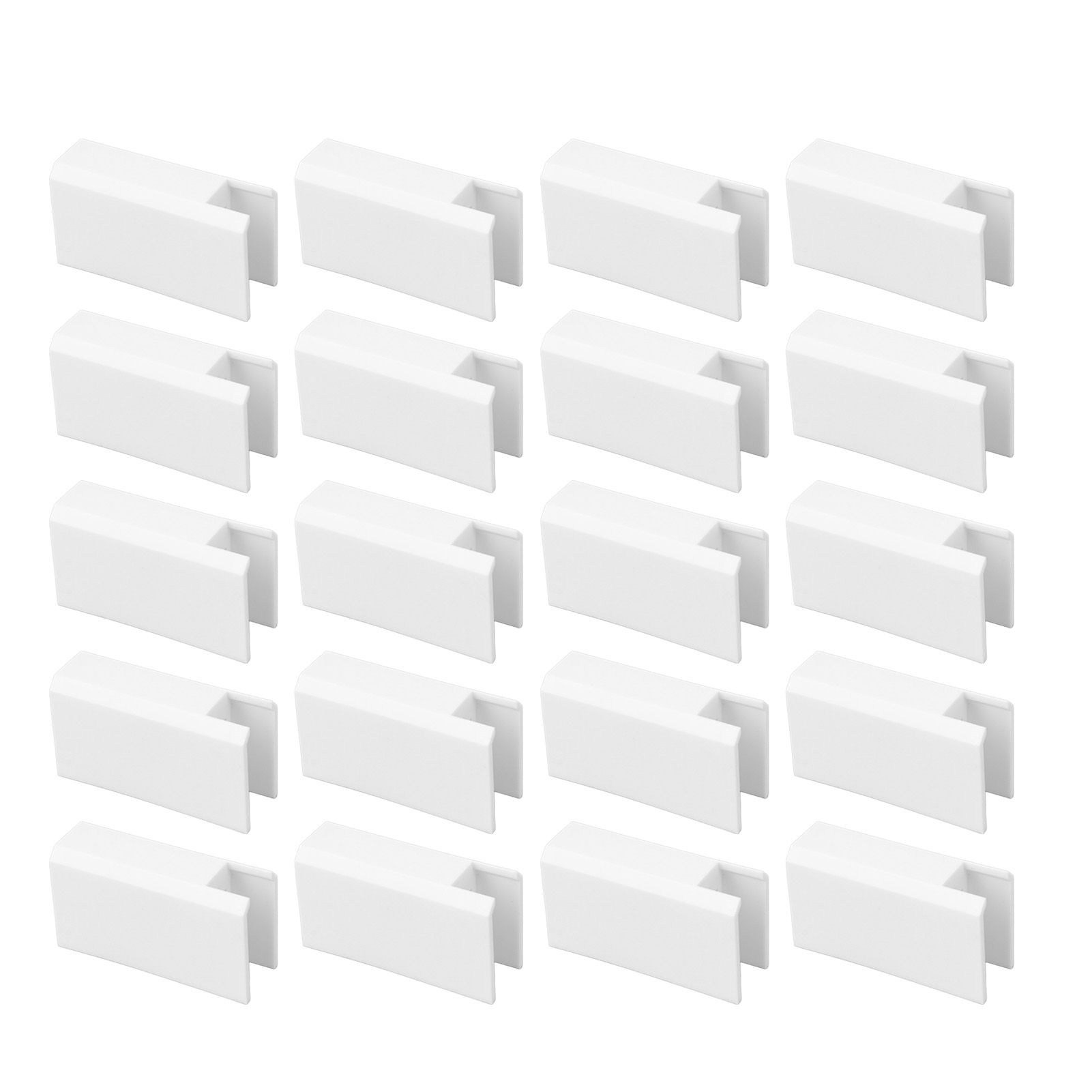 20Pcs Sliding Door Window Lock Stop Block Plastic Limit Safe Non Collision Accessories Long - Image 3
