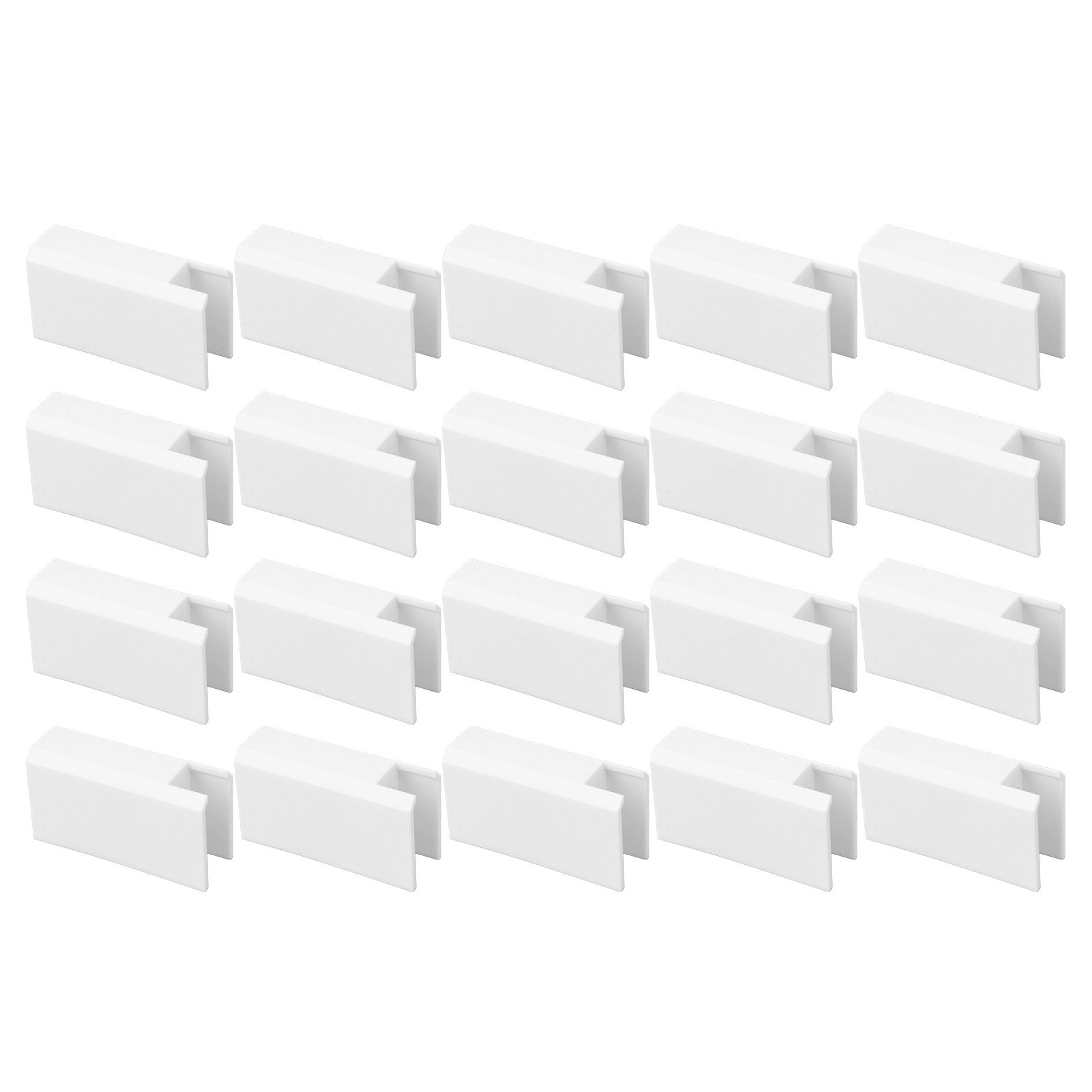 20Pcs Sliding Door Window Lock Stop Block Plastic Limit Safe Non Collision Accessories Long - Image 4