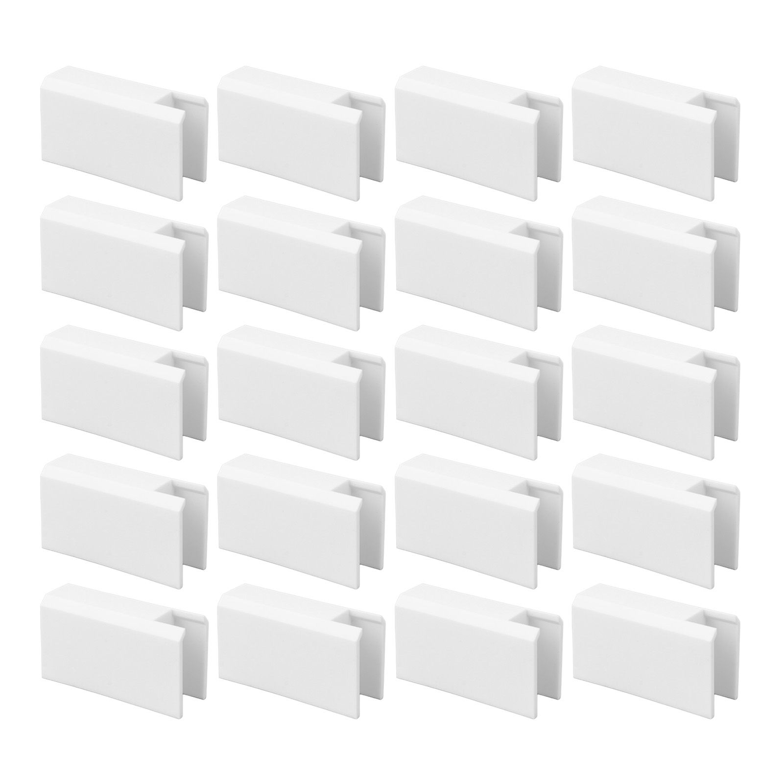 20Pcs Sliding Door Window Lock Stop Block Plastic Limit Safe Non Collision Accessories Long - Image 5