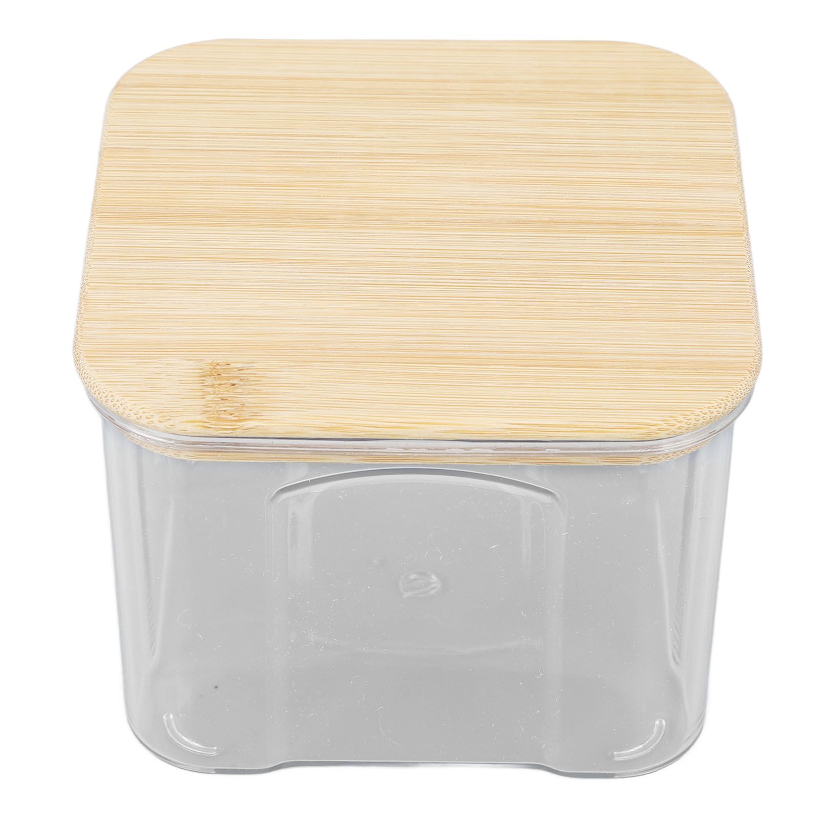 Airtight Food Storage Container Clear Food Storage Jar with Bamboo Lid for Noodles Flour Cereal Rice Tea Coffee Beans 650ml 10.7x8.2cm / 4.2x3.2in - Image 8