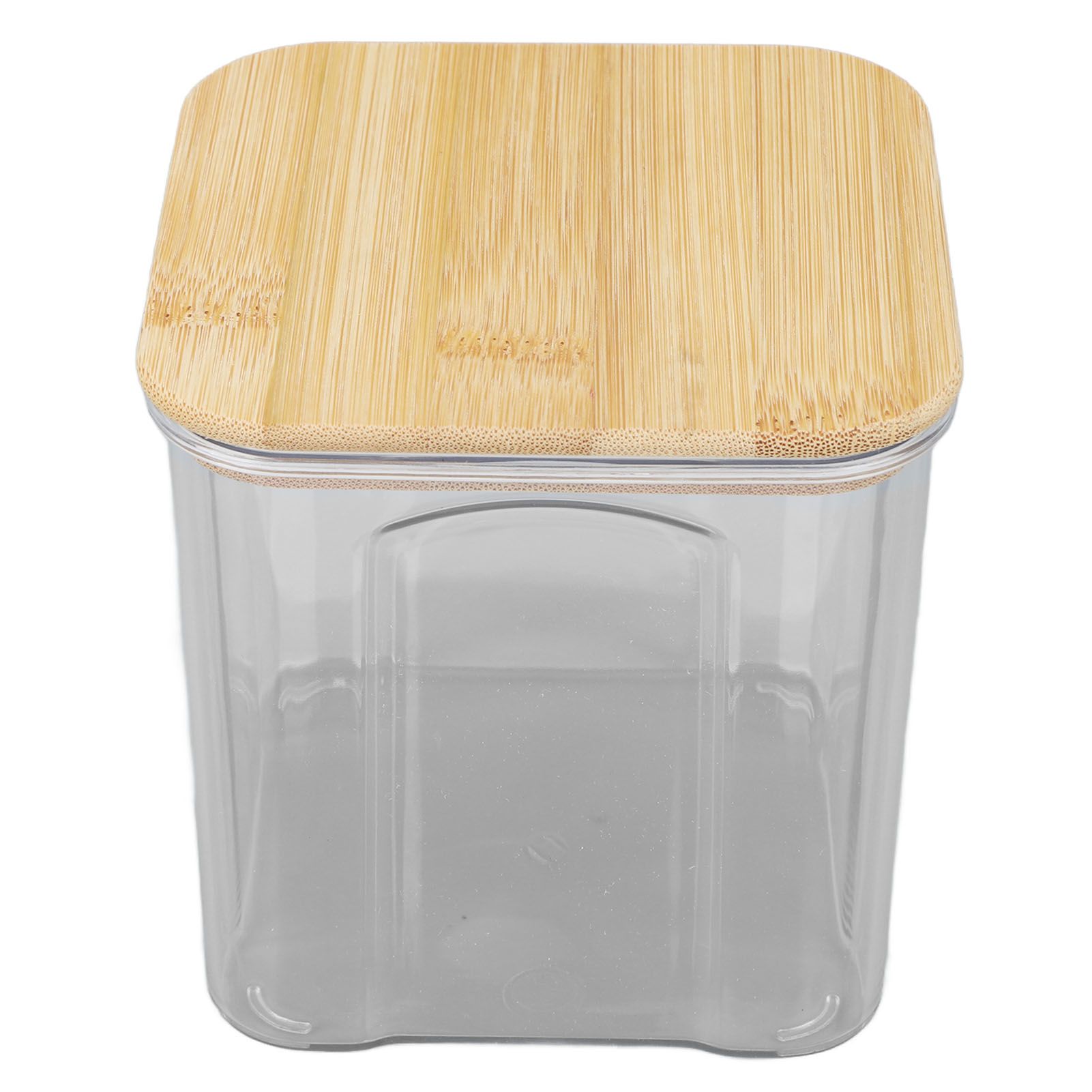 Airtight Food Storage Container Clear Food Storage Jar with Bamboo Lid for Noodles Flour Cereal Rice Tea Coffee Beans 900ml 10.7x11cm / 4.2x4.3in - Image 6