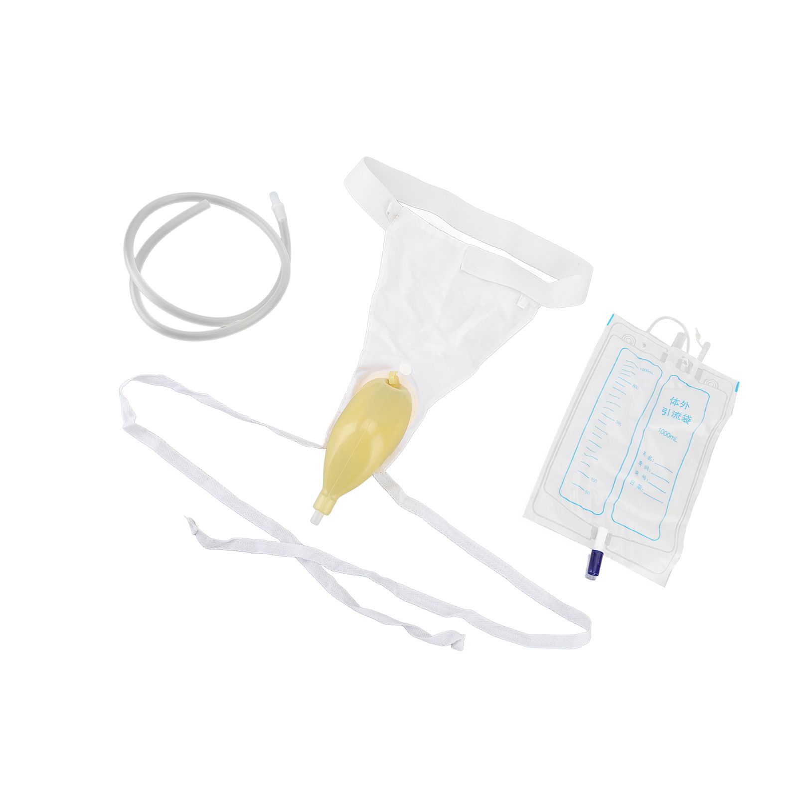 Urine Collector Bag 1000ml Reusable Skin Friendly Silicone Urine Drainage Bag for Elderly - Image 8