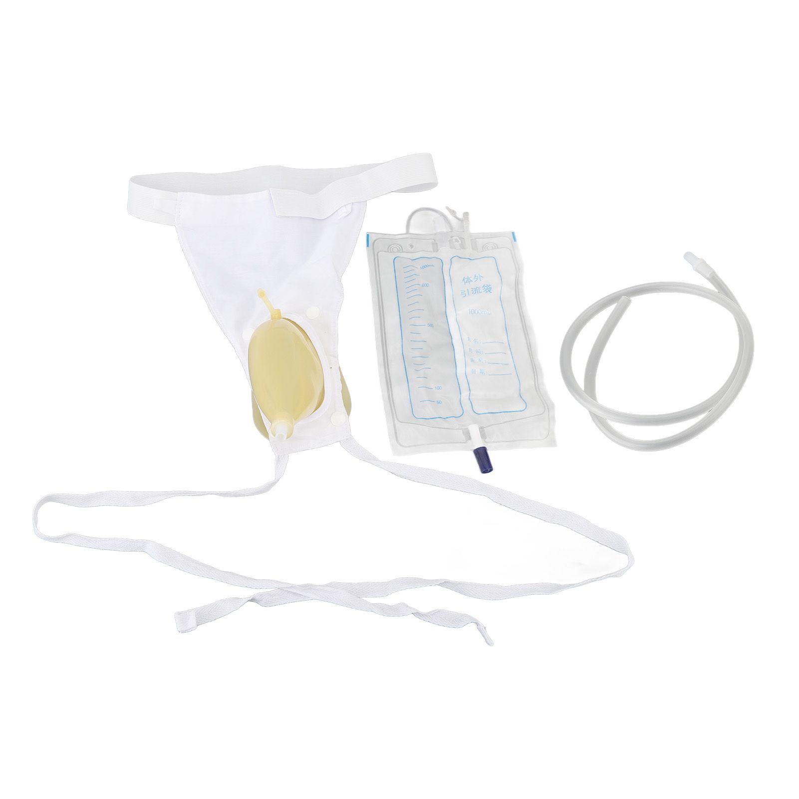 Silicone Urine Collector Reusable Portable Urinary Catheter Bag Collection Urinal Bagfor Man Woman Elderly - Image 1