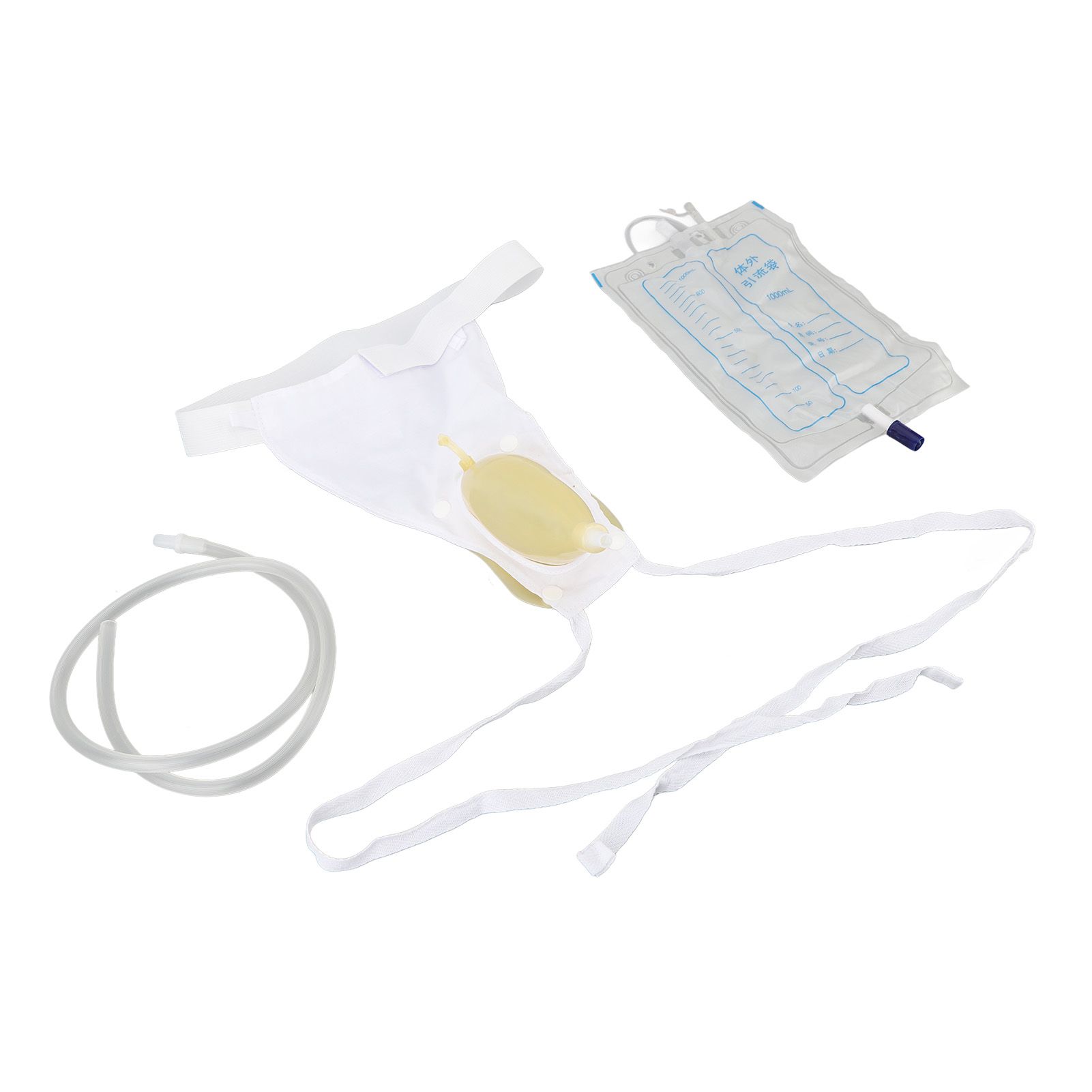 Silicone Urine Collector Reusable Portable Urinary Catheter Bag Collection Urinal Bagfor Man Woman Elderly - Image 2